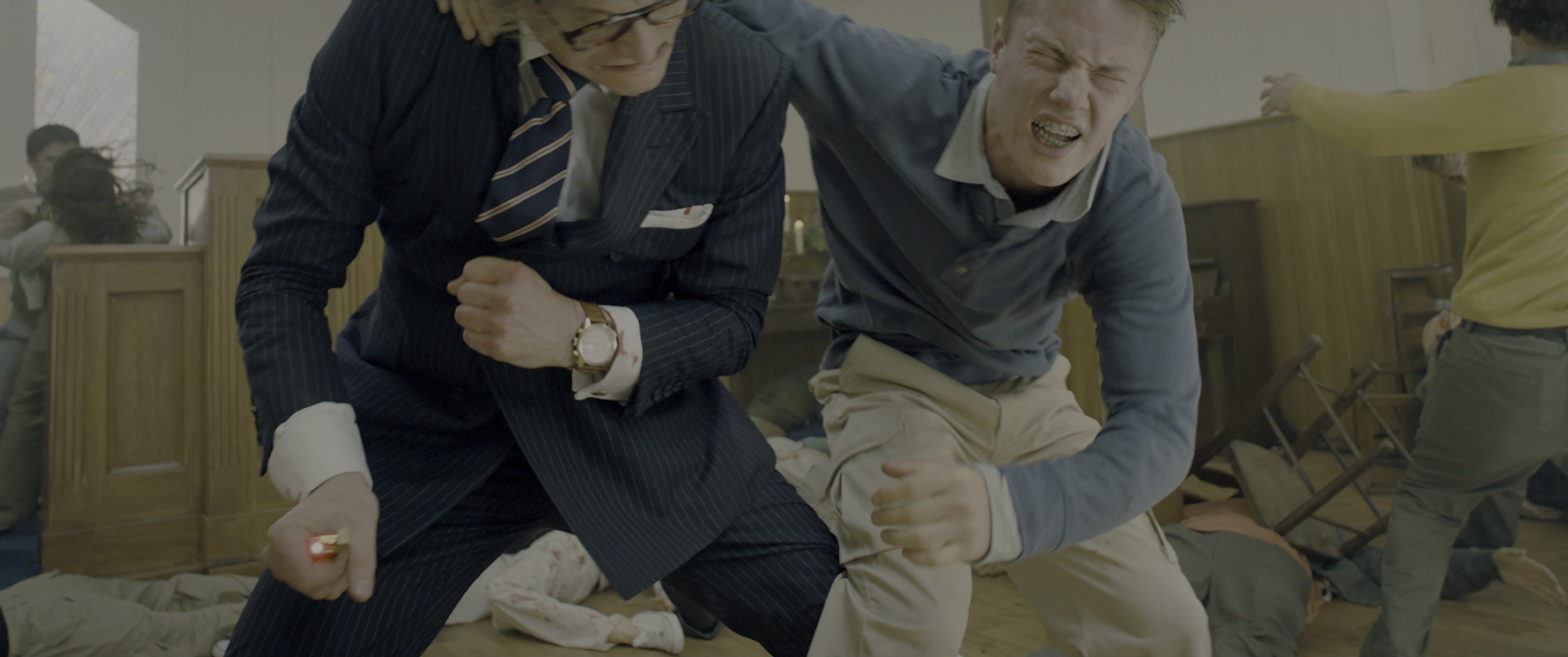 Kingsman: The Secret Service (2015), wide, 2.39:1 — film still