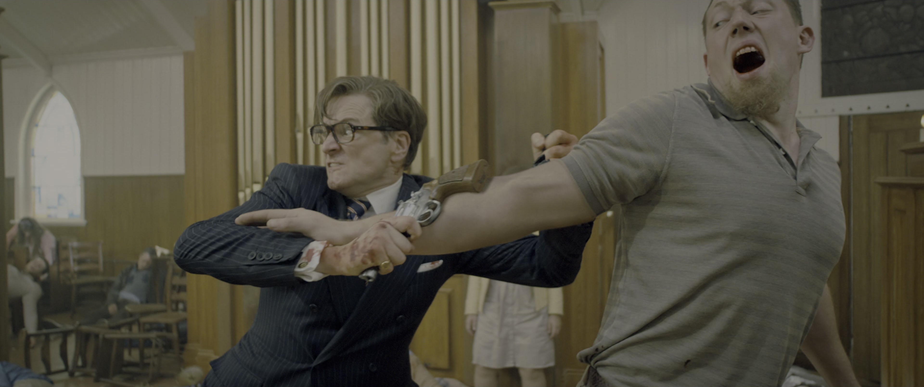 Kingsman: The Secret Service (2015), wide, 2.39:1 — film still