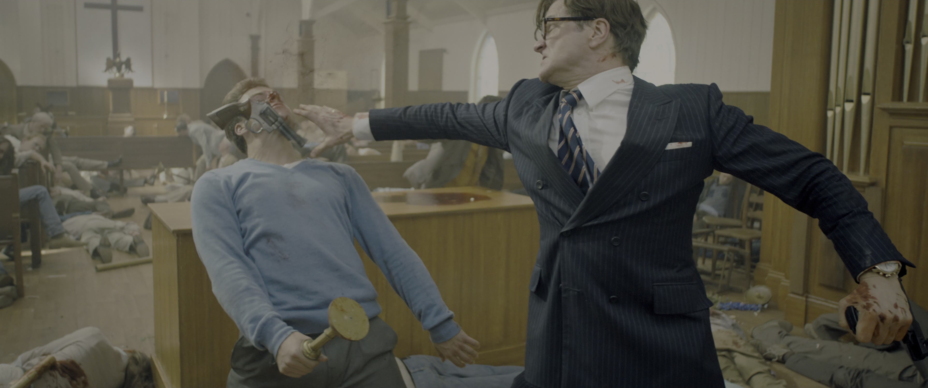 Kingsman: The Secret Service (2015), wide, 2.39:1 — film still