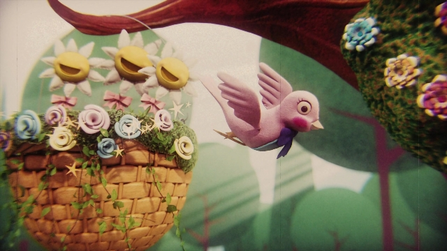 Wide shot frame from A Series of Unfortunate Events — flower, bird