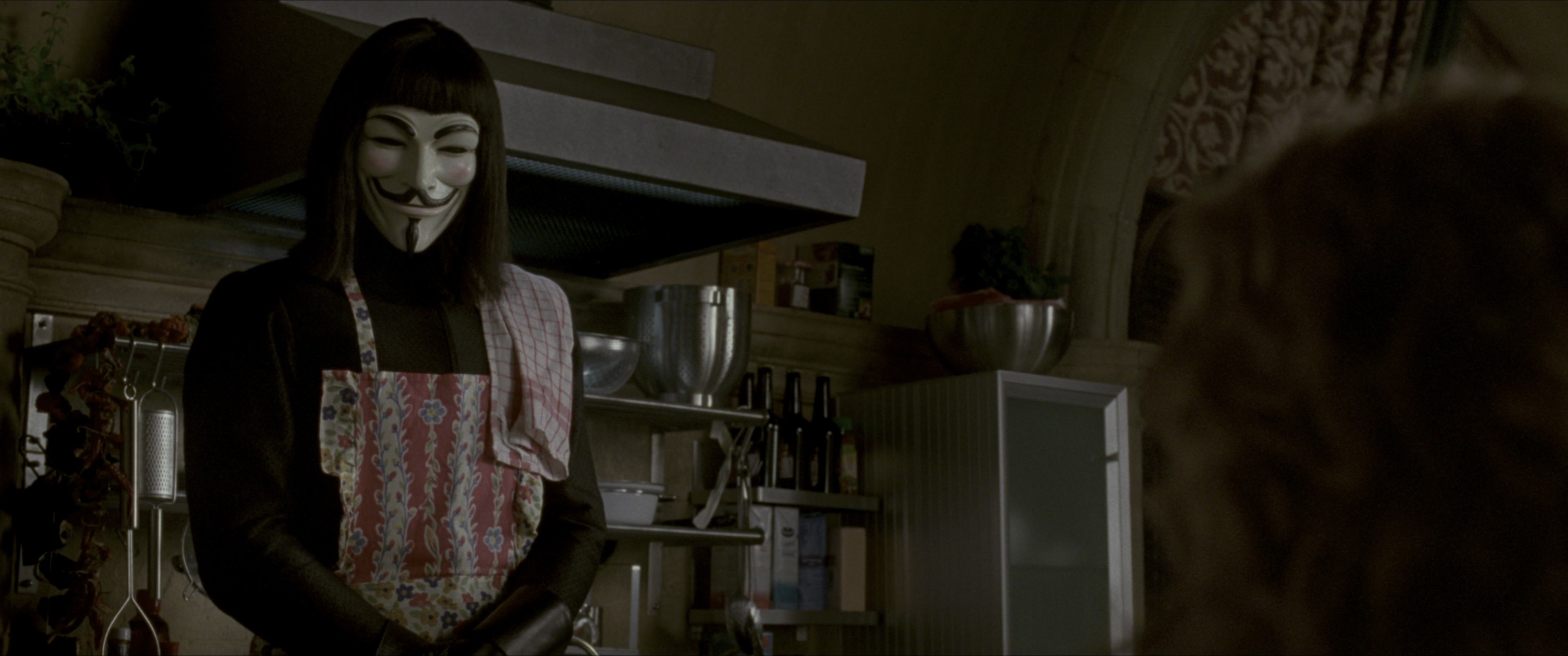 V for Vendetta (2006), wide, 2.39:1 — film still