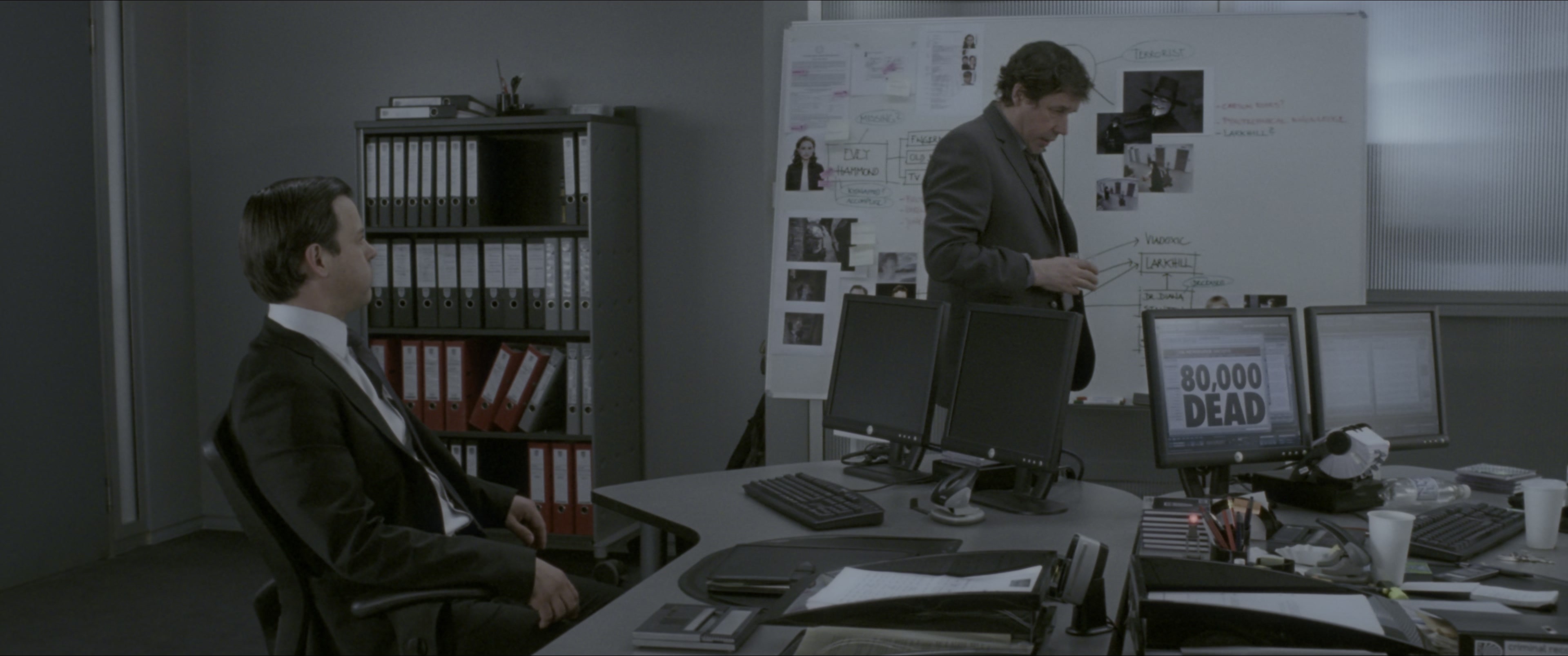 V for Vendetta (2006), wide, 2.39:1 — film still