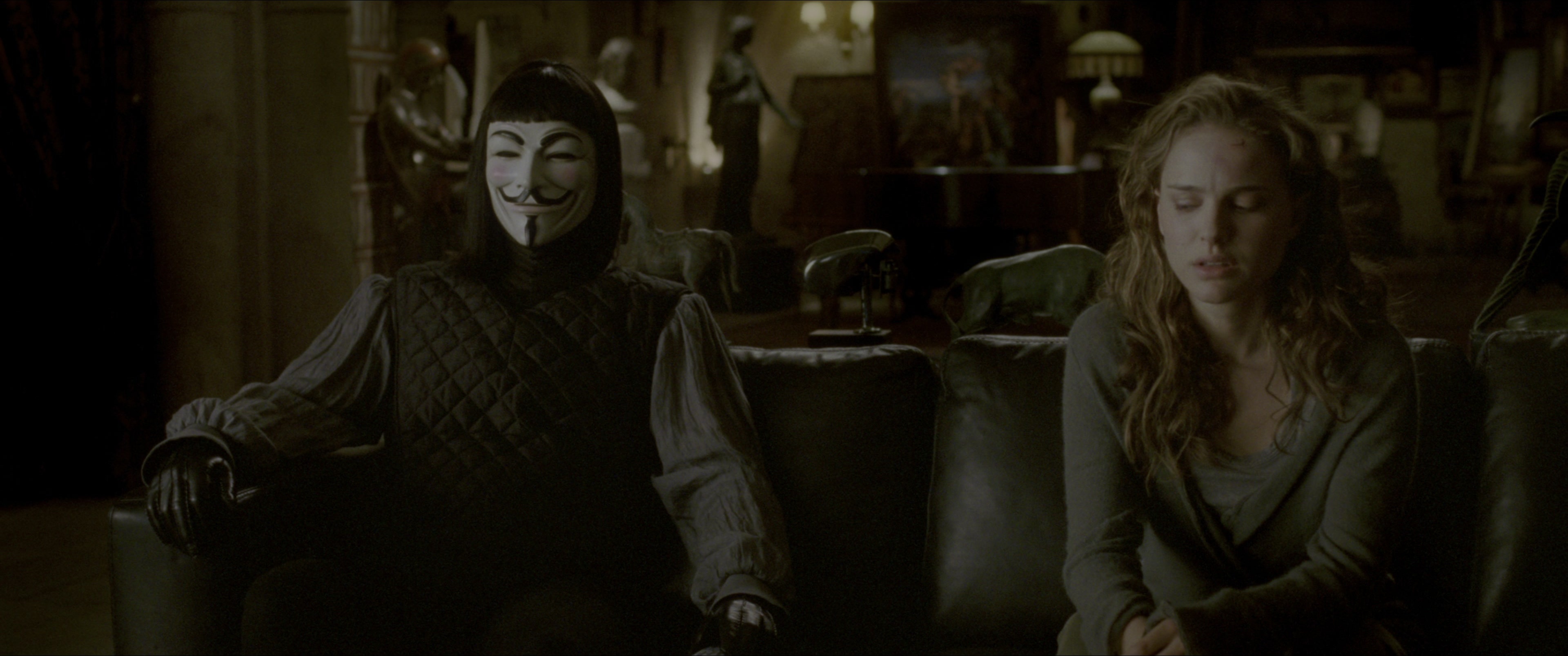 V for Vendetta (2006), wide, 2.39:1 — film still