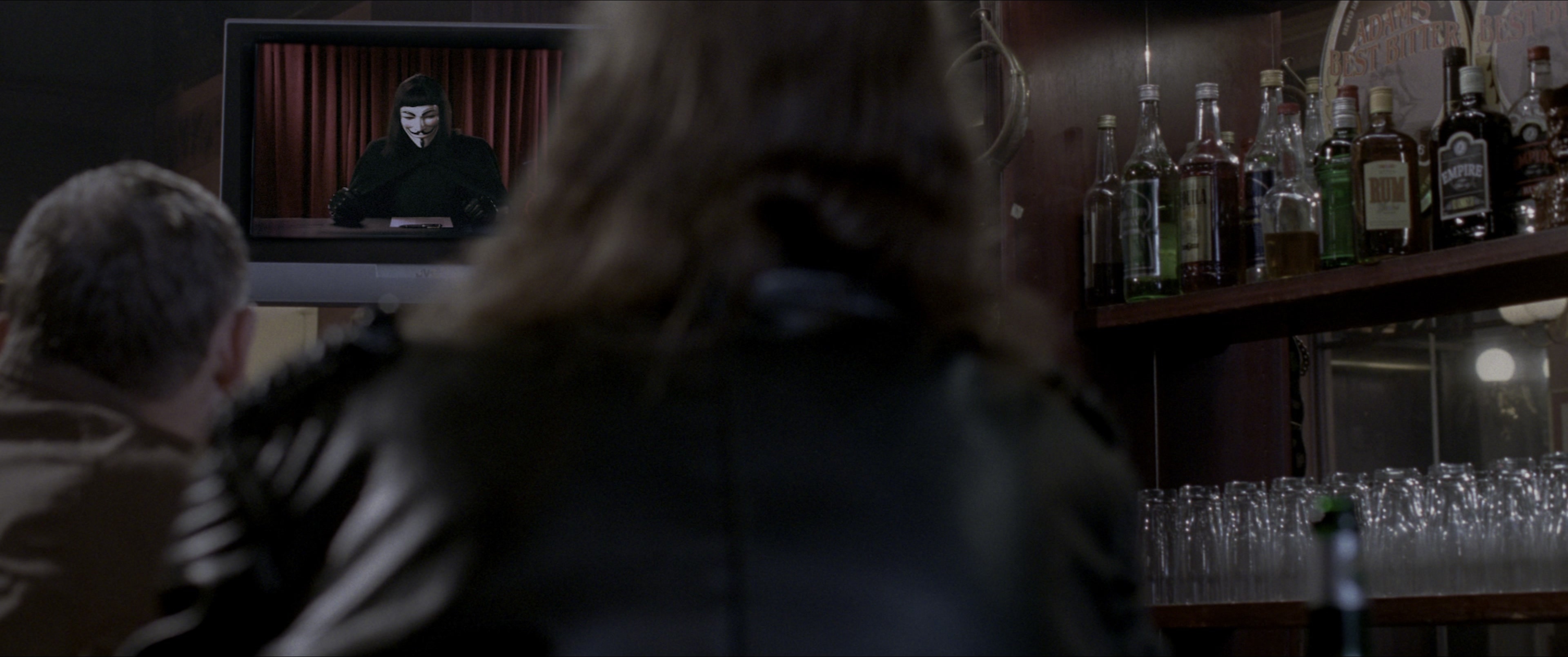 V for Vendetta (2006), wide, 2.39:1 — film still