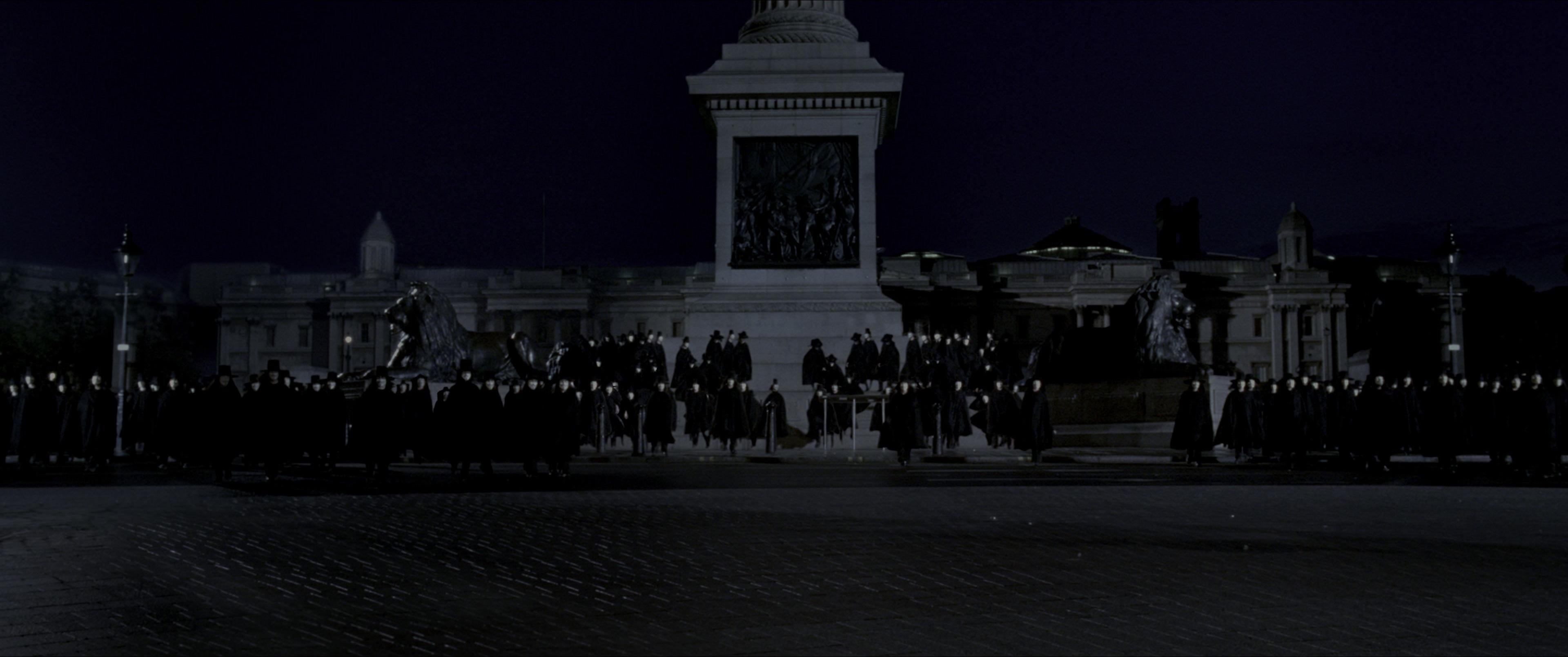 V for Vendetta (2006), wide, 2.39:1 — film still