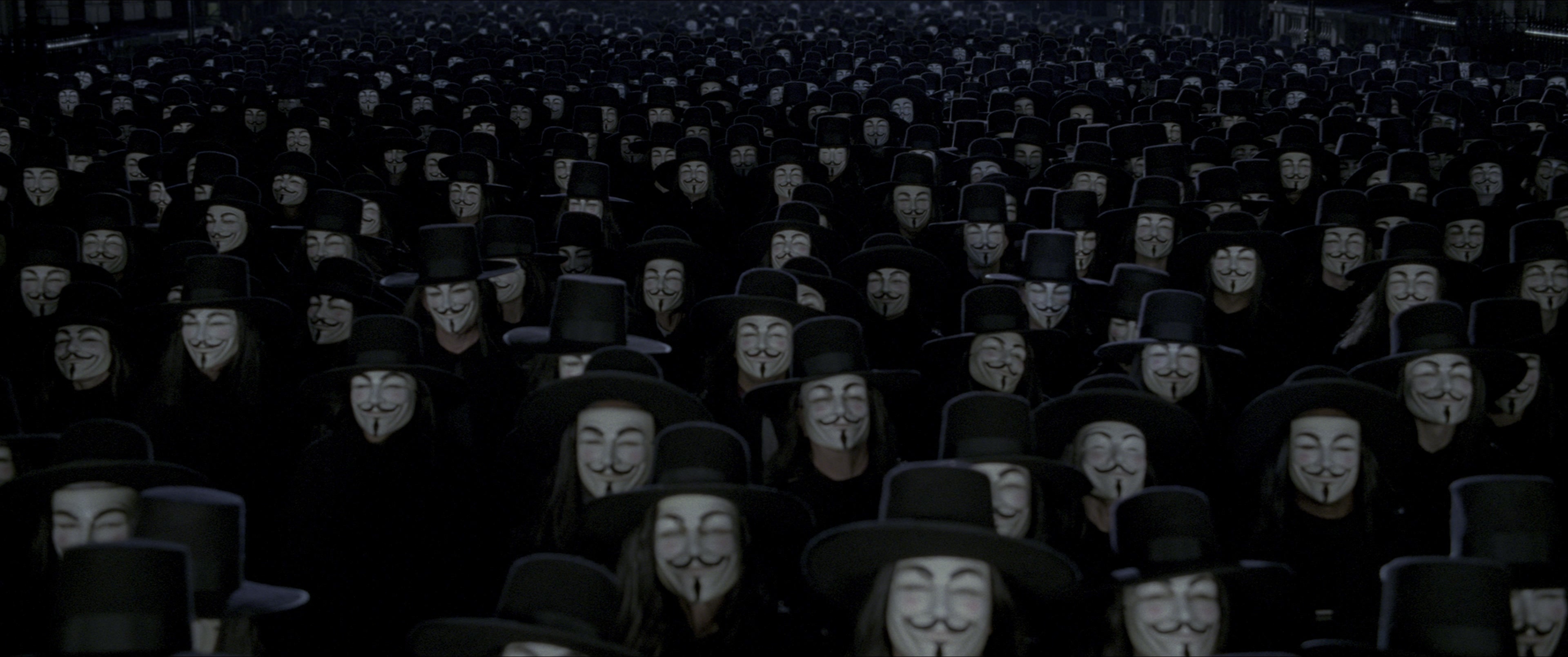 V for Vendetta (2006), wide, 2.39:1 — film still