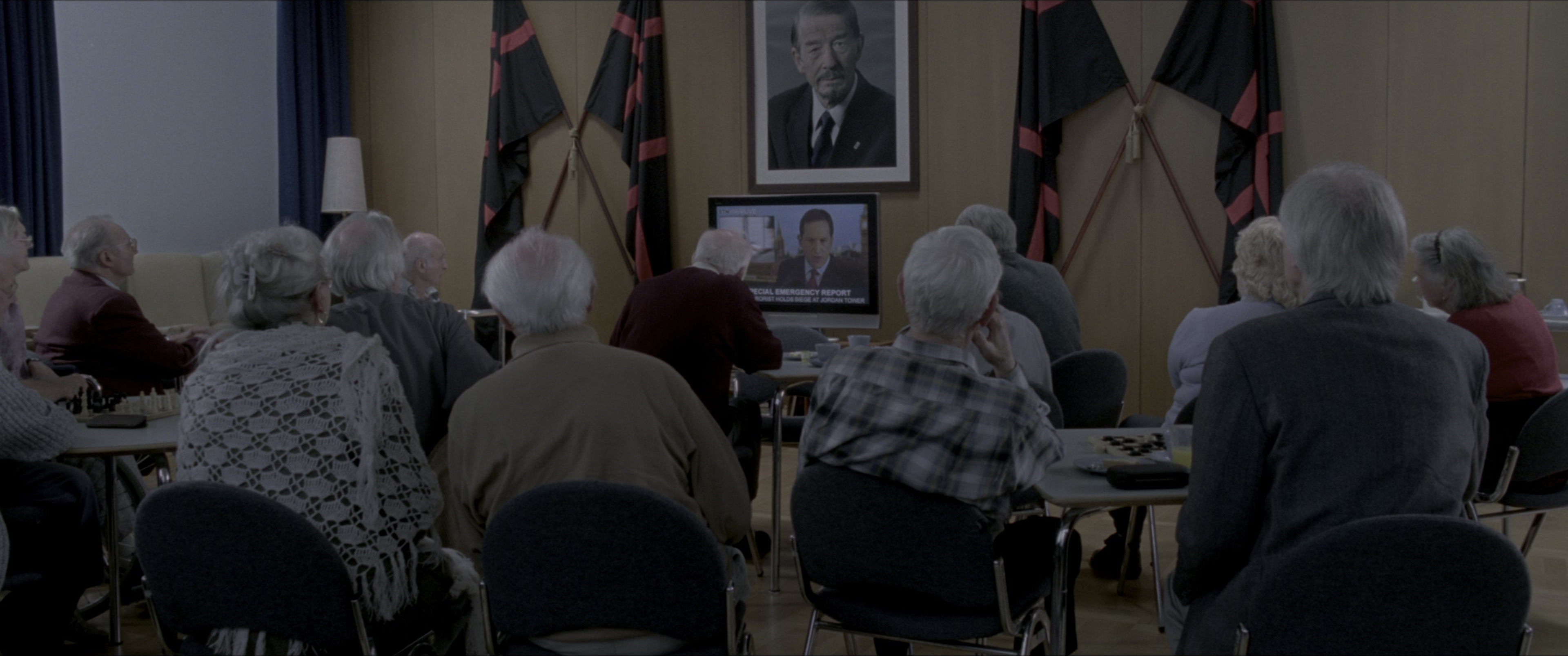V for Vendetta (2006), wide, 2.39:1 — film still
