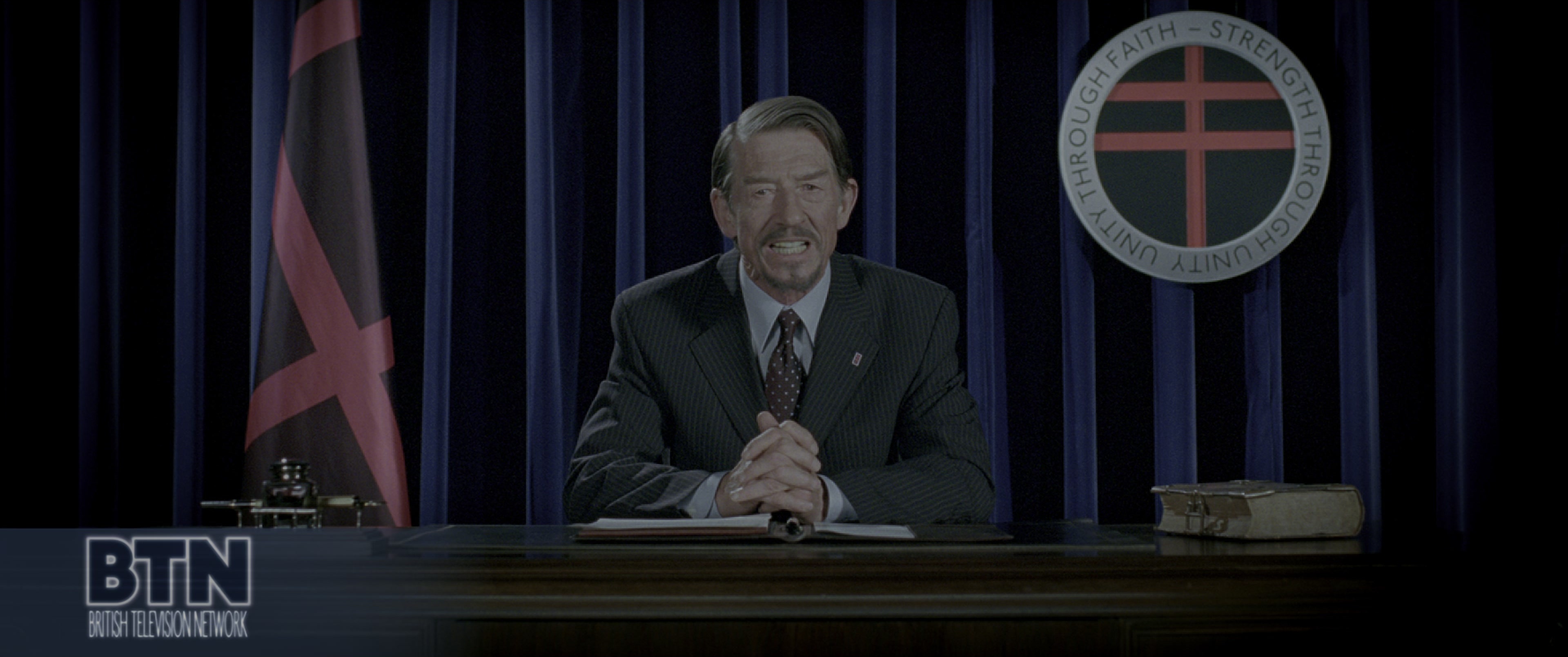 V for Vendetta (2006), wide, 2.39:1 — film still