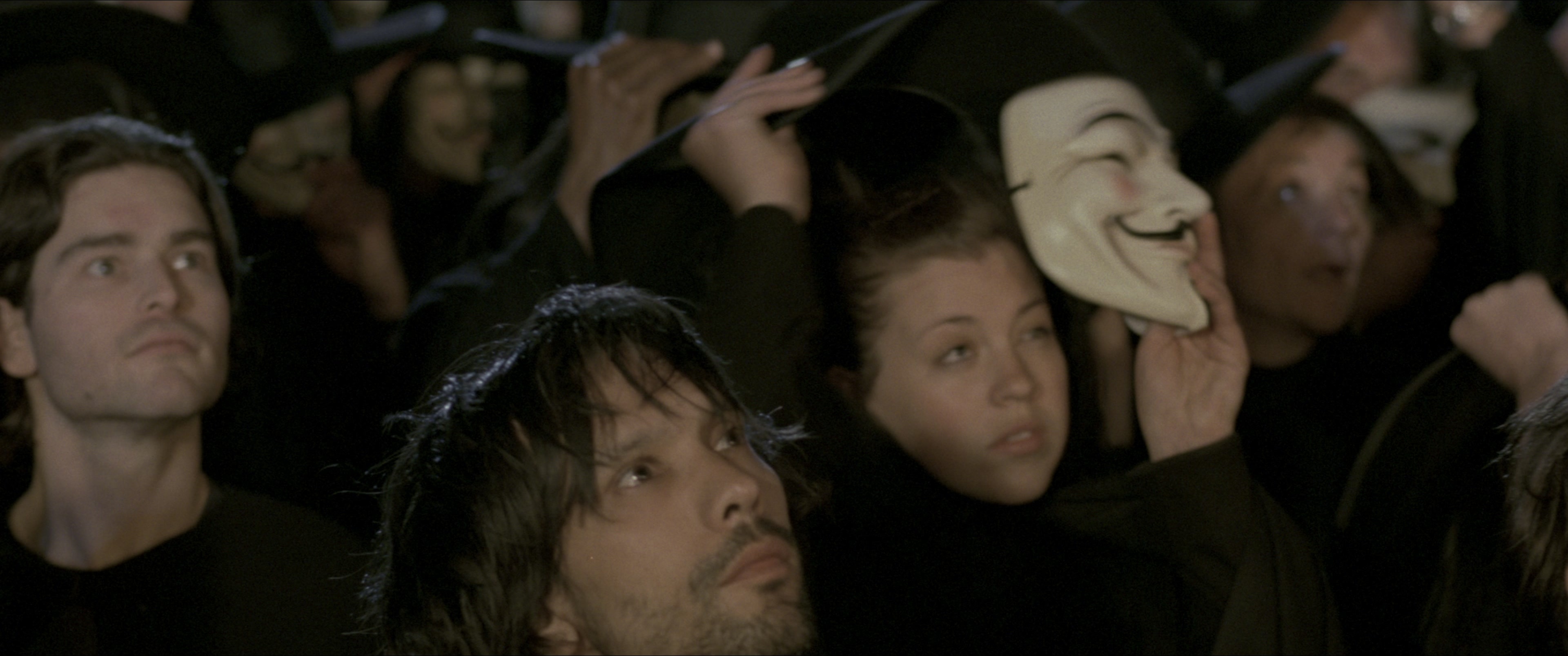 V for Vendetta (2006), wide, 2.39:1 — film still