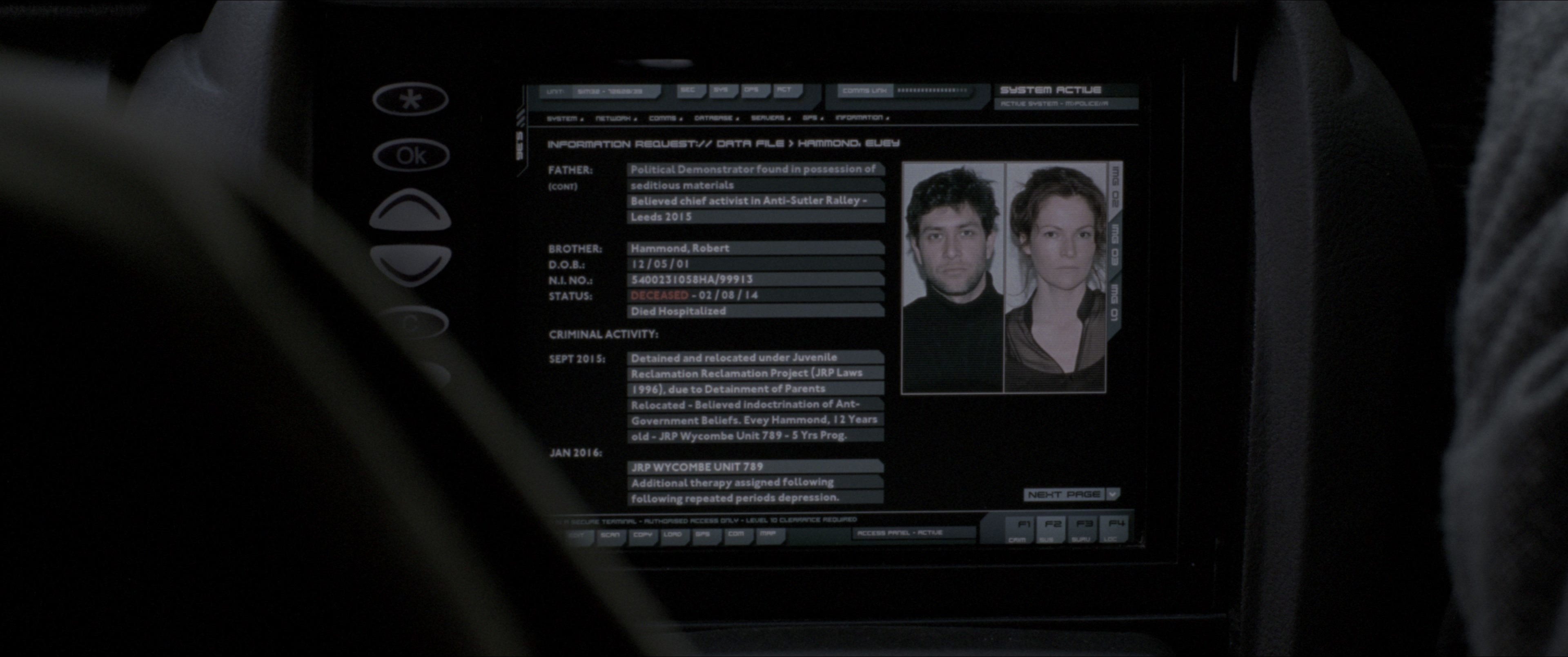 V for Vendetta (2006), wide, 2.39:1 — film still