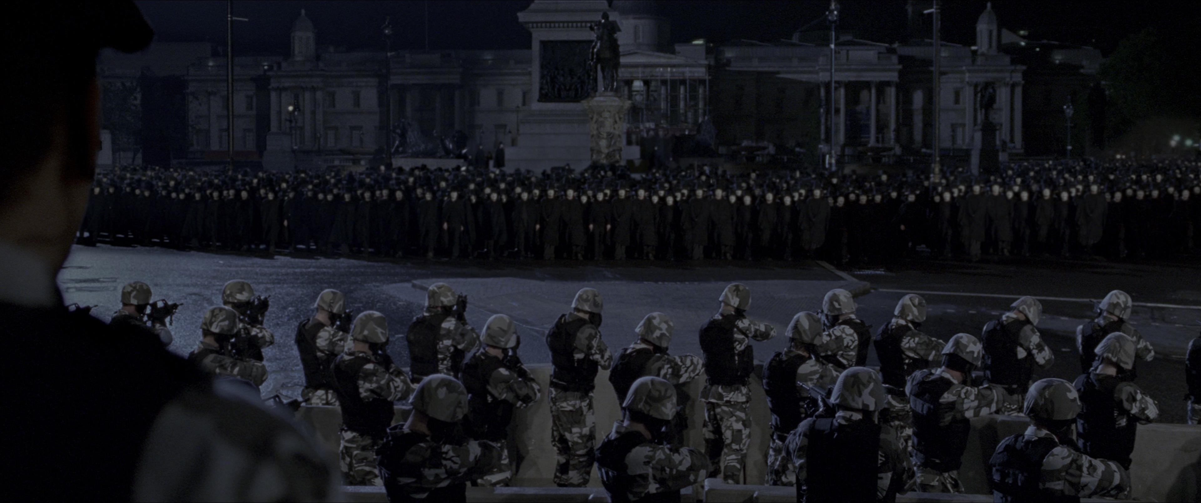 V for Vendetta (2006), wide, 2.39:1 — film still