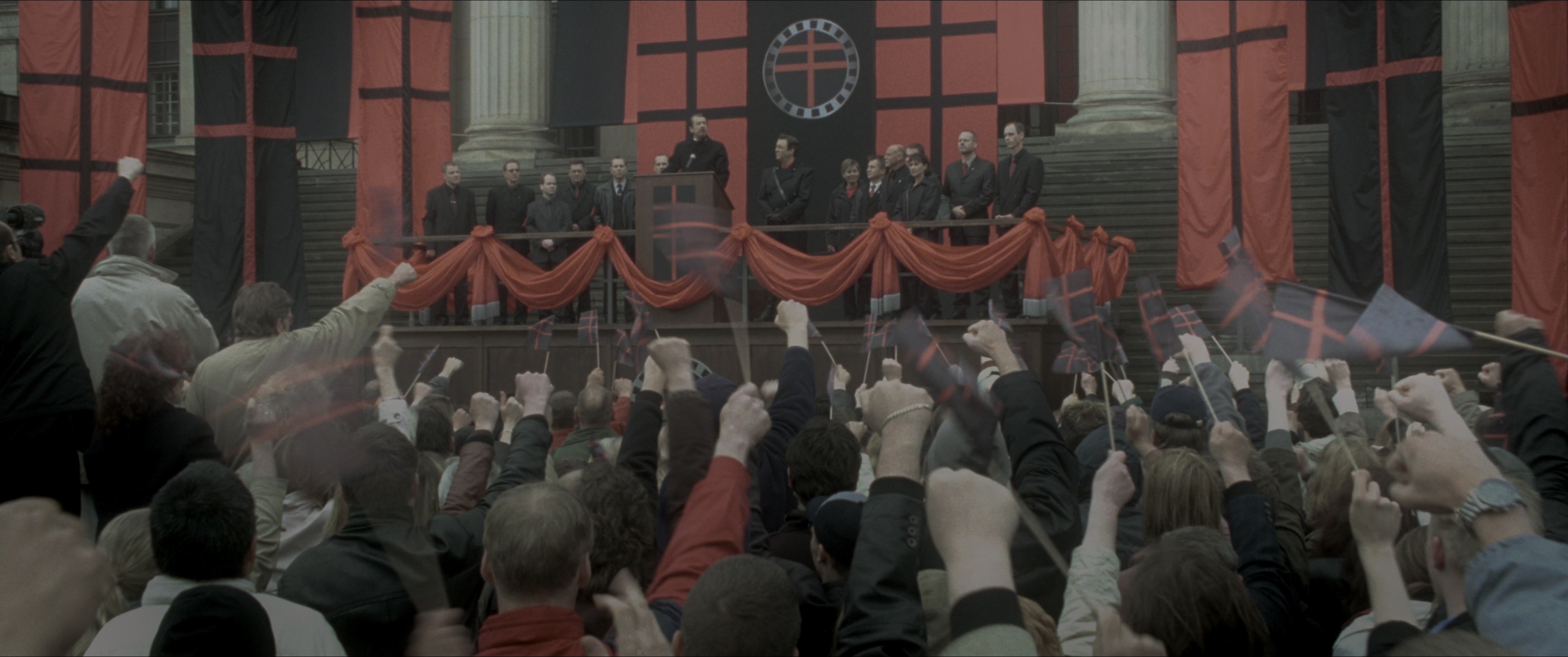 V for Vendetta (2006), wide, 2.39:1 — film still