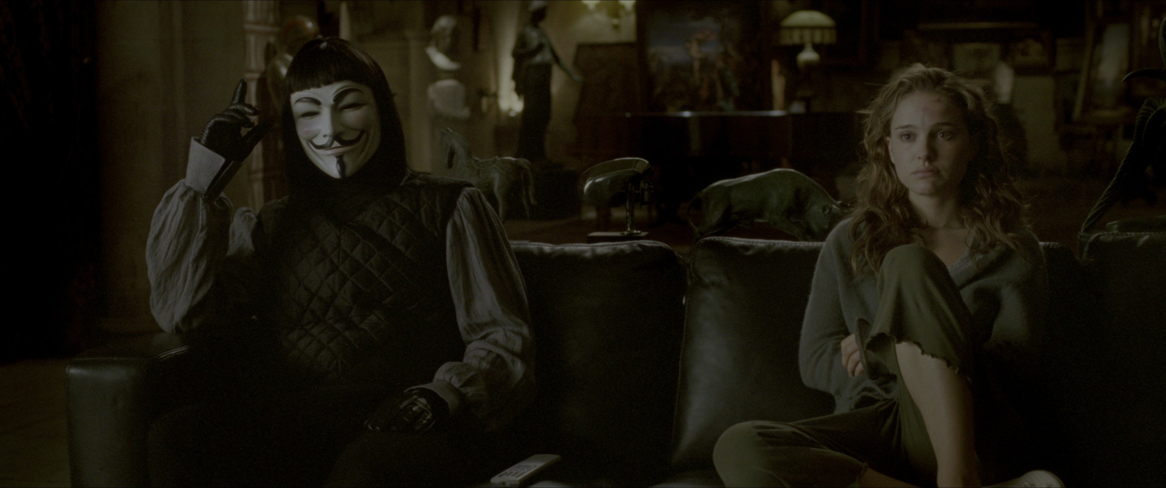 V for Vendetta (2006), wide, 2.39:1 — film still