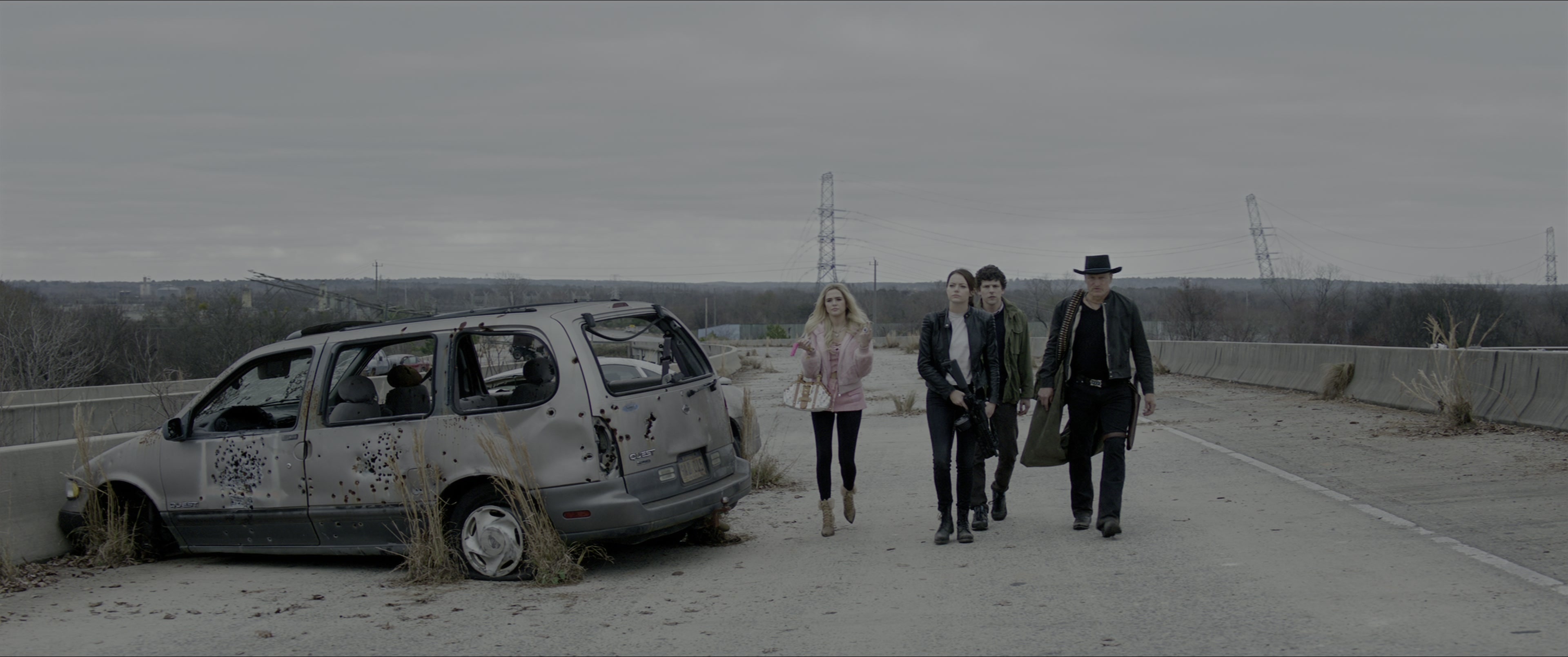Zombieland: Double Tap (2019), wide, 2.39:1 — film still
