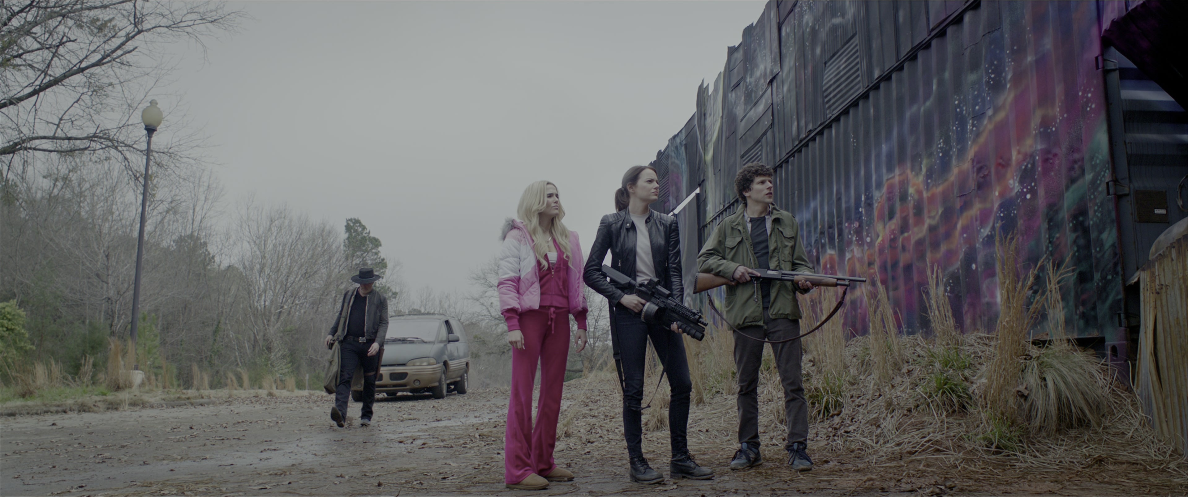 Zombieland: Double Tap (2019), wide, 2.39:1 — film still
