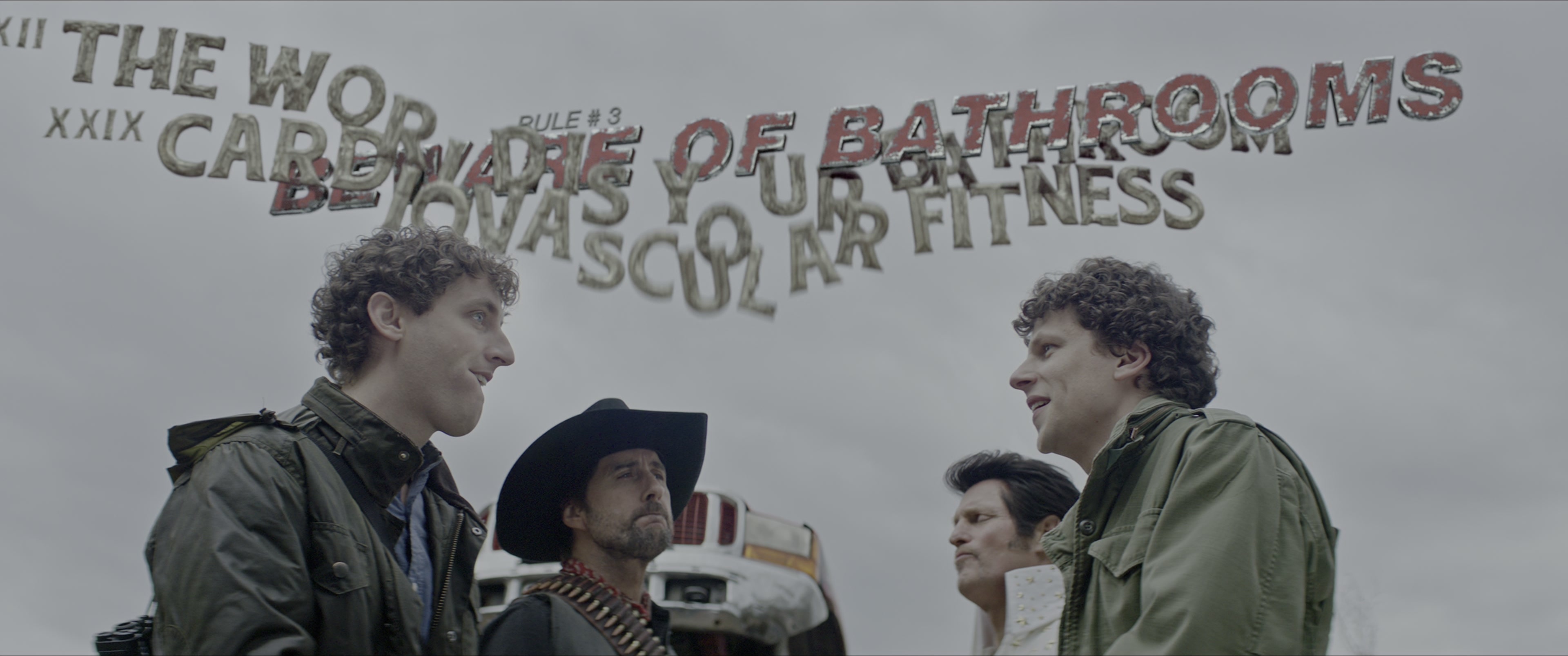 Zombieland: Double Tap (2019), wide, 2.39:1 — film still