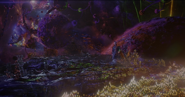 Wide shot frame from Doctor Strange — water, person