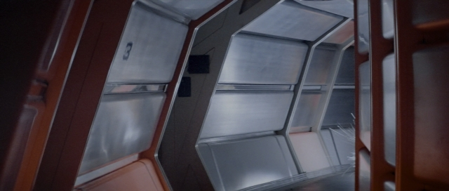 Medium shot frame from Star Trek III: The Search for Spock — car, train, window