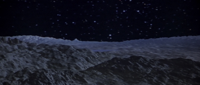 Frame from Star Trek III: The Search for Spock — night, water, bird