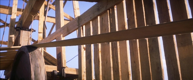 Wide shot frame from There Will Be Blood — wheel