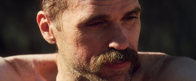 Frame from There Will Be Blood — mustache, face, hair