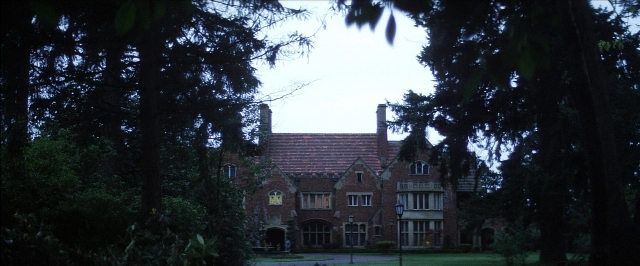 Wide shot frame from There Will Be Blood — walking, house, person
