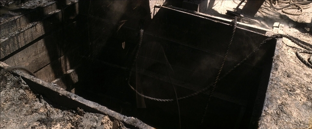 Wide shot frame from There Will Be Blood — window