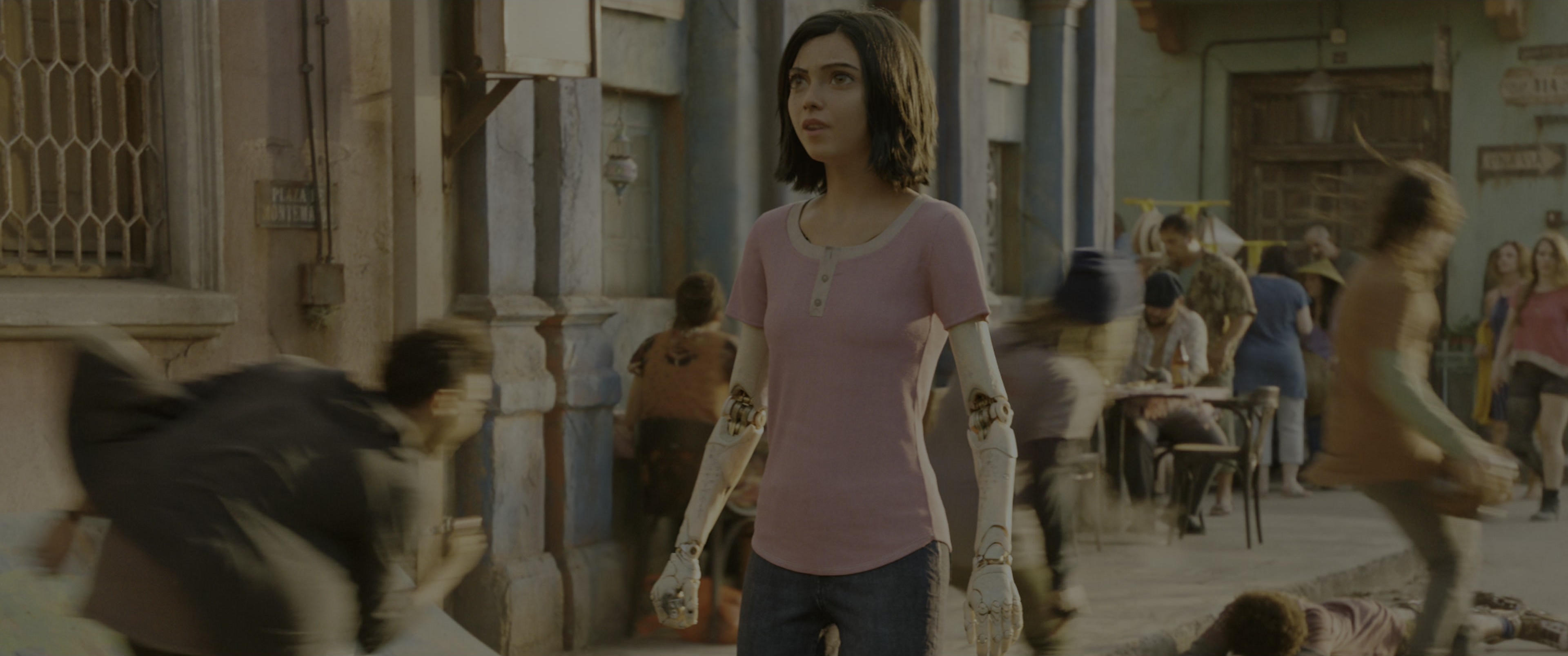 Alita: Battle Angel (2019), wide, 2.39:1 — film still