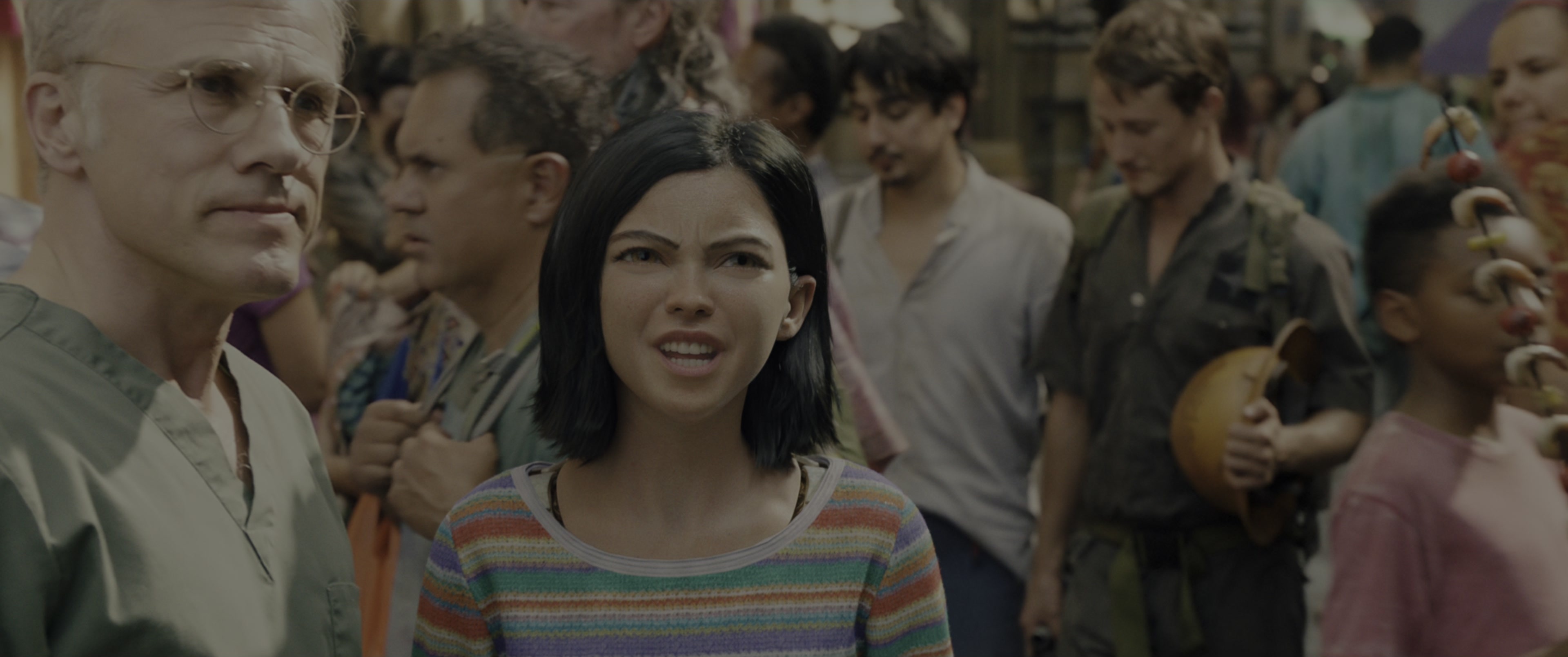 Alita: Battle Angel (2019), wide, 2.39:1 — film still