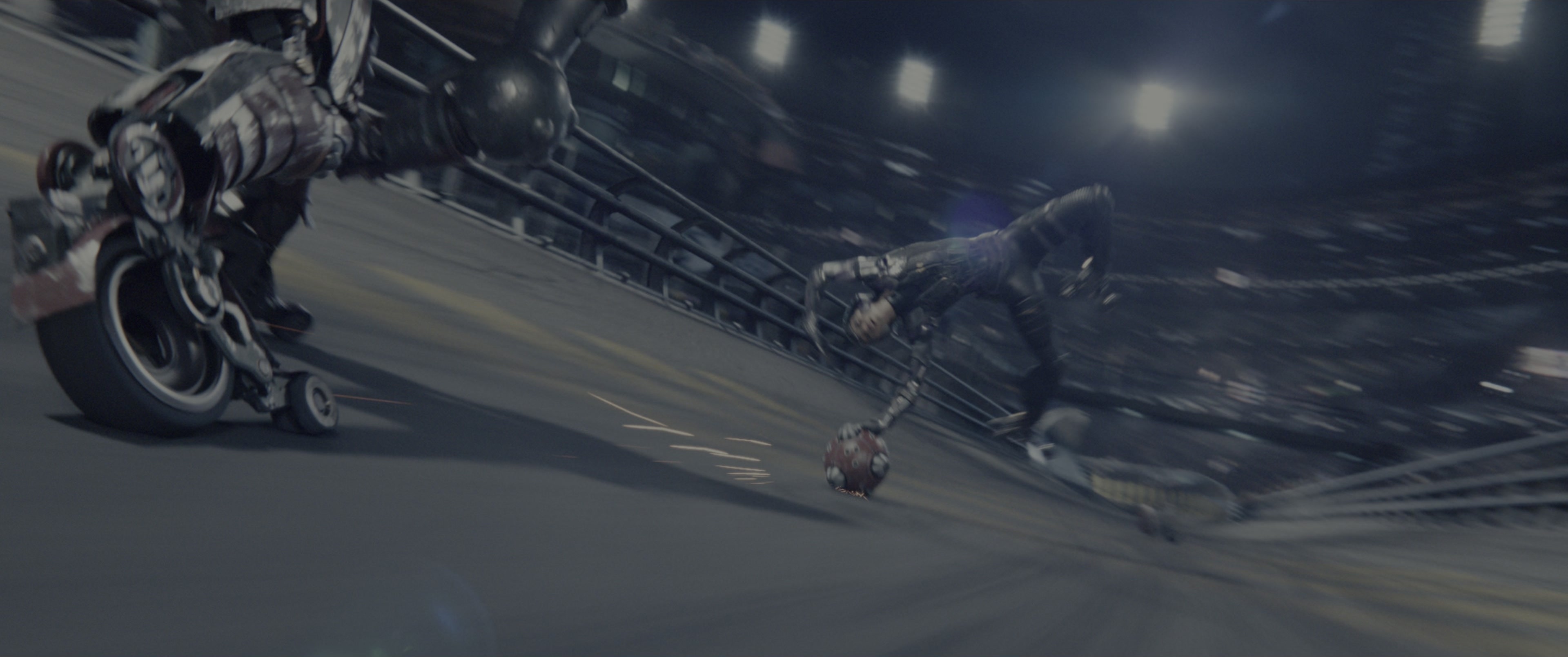 Alita: Battle Angel (2019), wide, 2.39:1 — film still