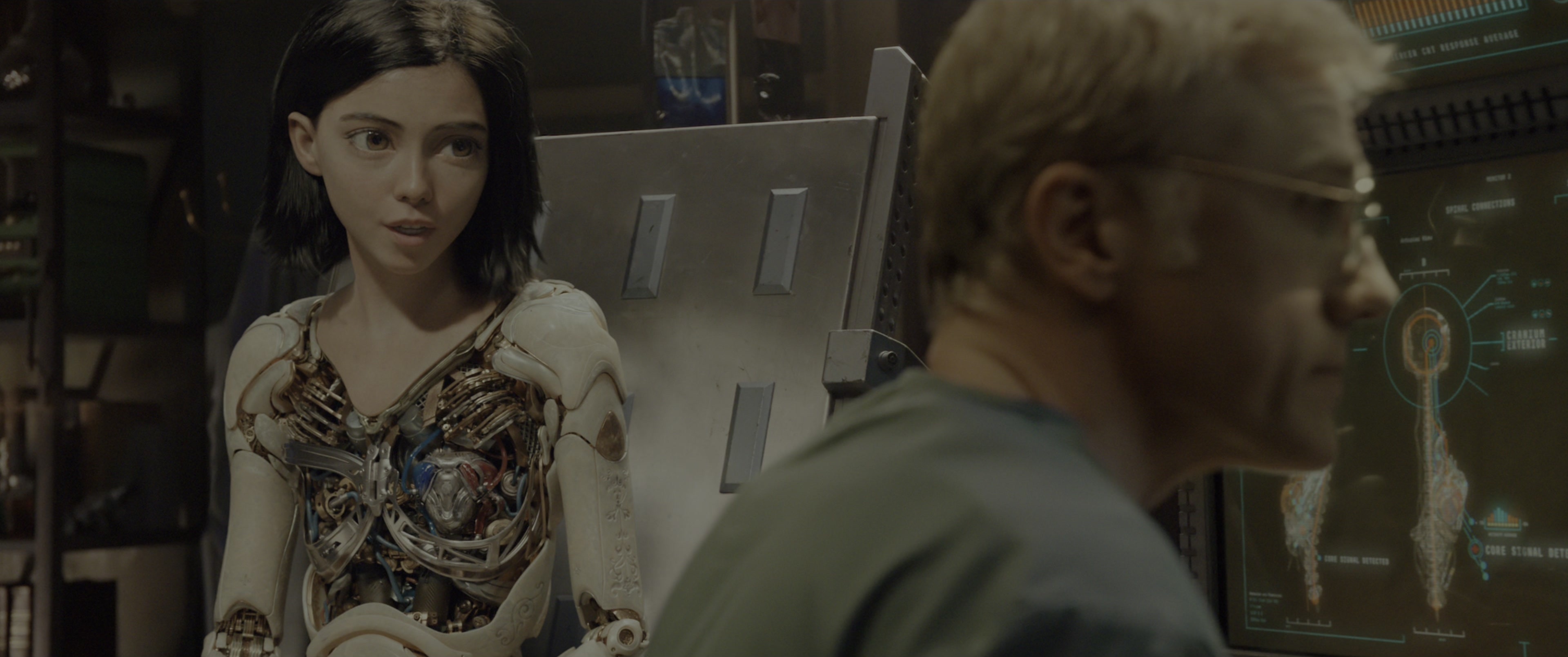 Alita: Battle Angel (2019), wide, 2.39:1 — film still