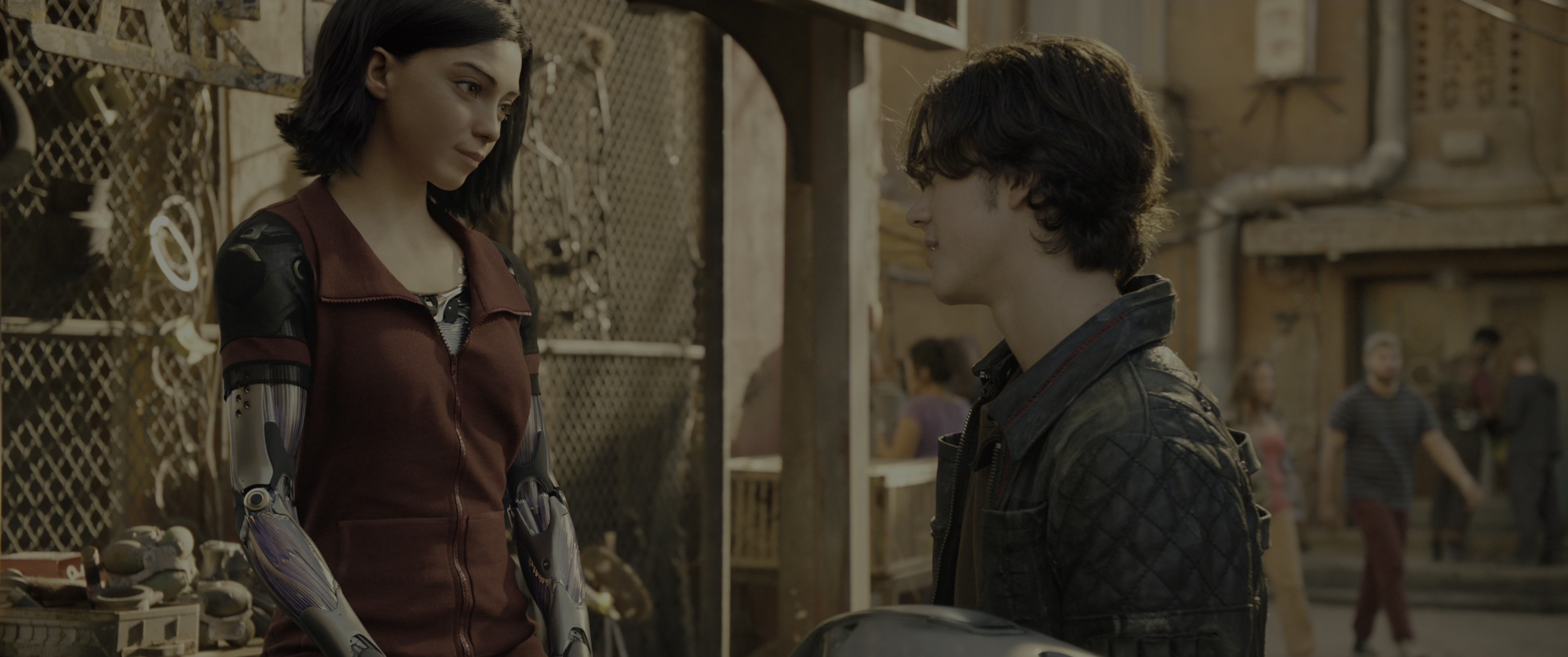 Alita: Battle Angel (2019), wide, 2.39:1 — film still