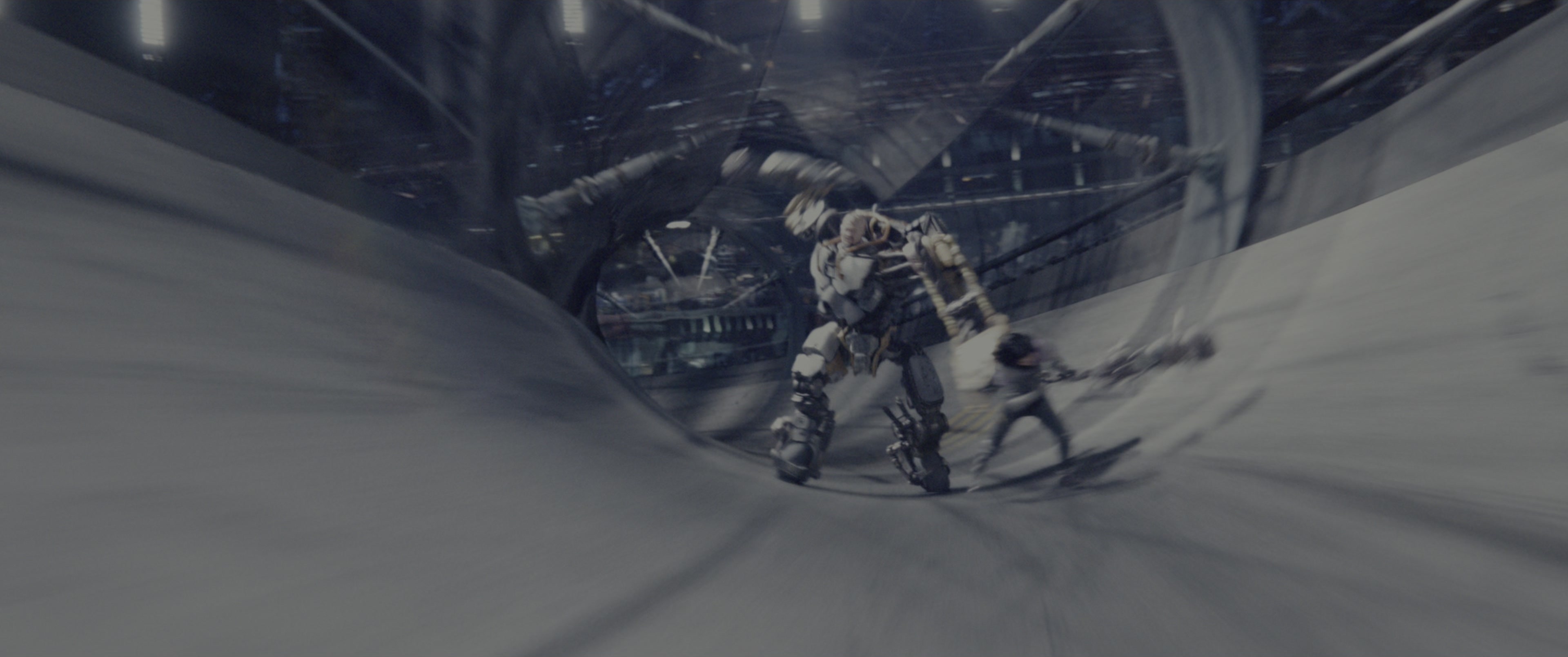 Alita: Battle Angel (2019), wide, 2.39:1 — film still