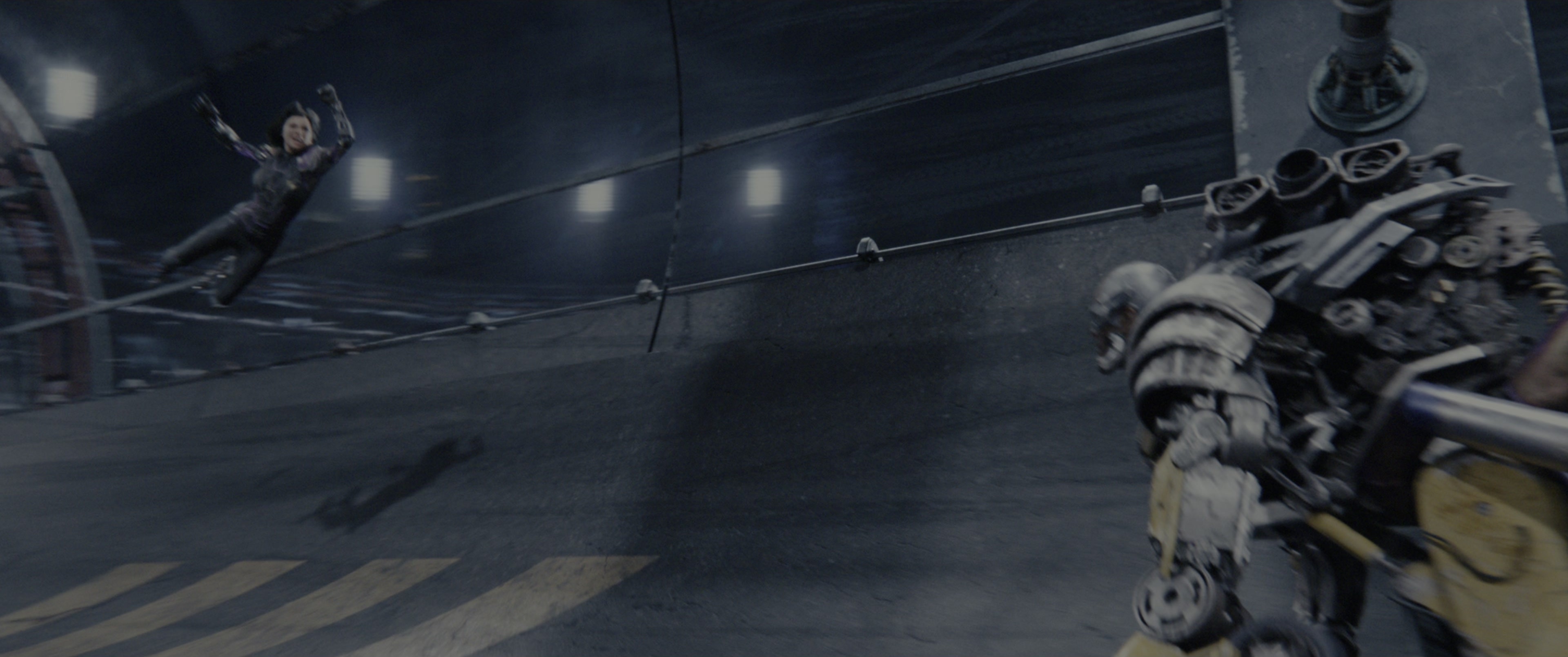 Alita: Battle Angel (2019), wide, 2.39:1 — film still