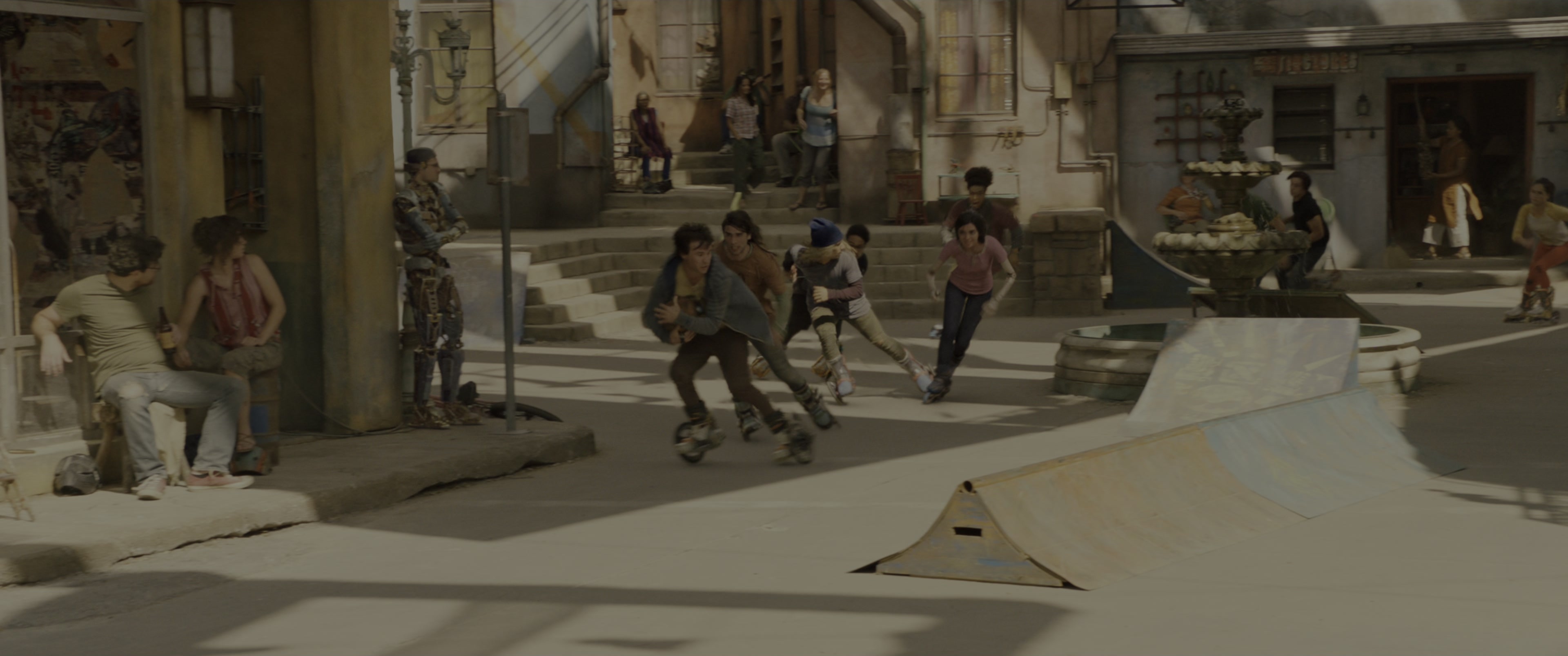 Alita: Battle Angel (2019), wide, 2.39:1 — film still