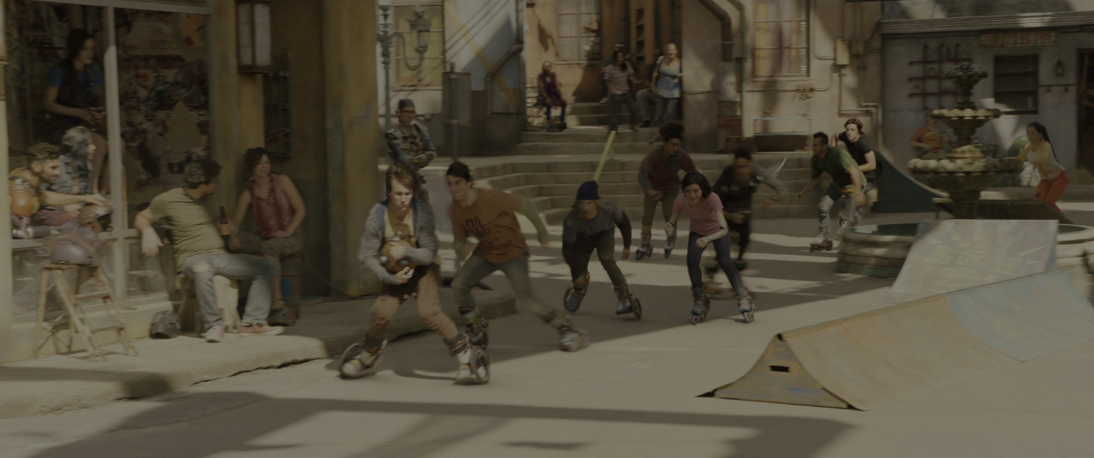 Alita: Battle Angel (2019), wide, 2.39:1 — film still