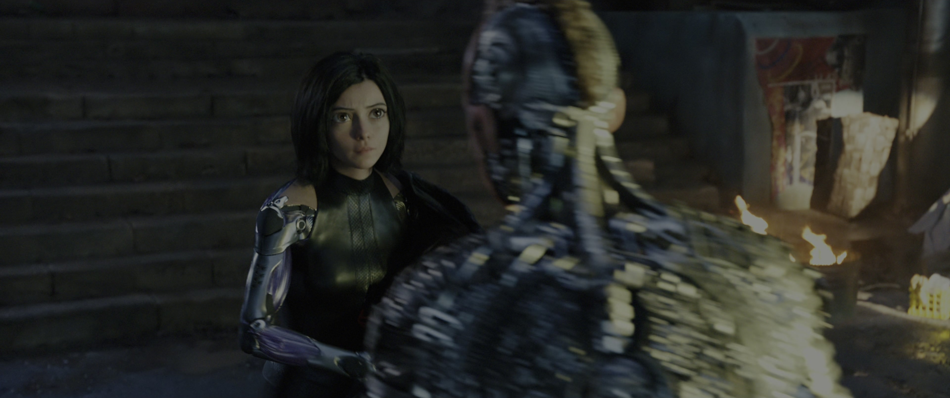 Alita: Battle Angel (2019), wide, 2.39:1 — film still