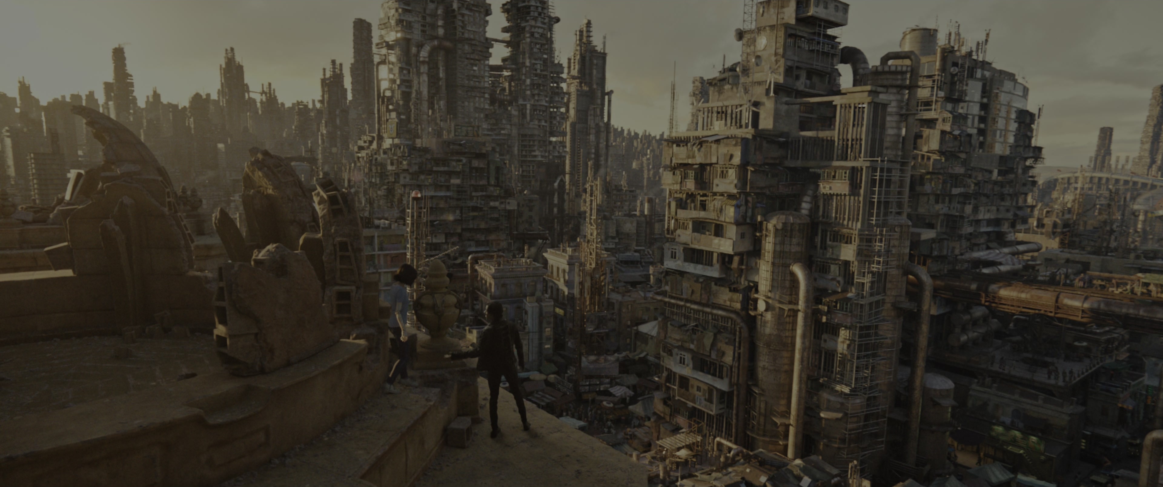 Alita: Battle Angel (2019), wide, 2.39:1 — film still