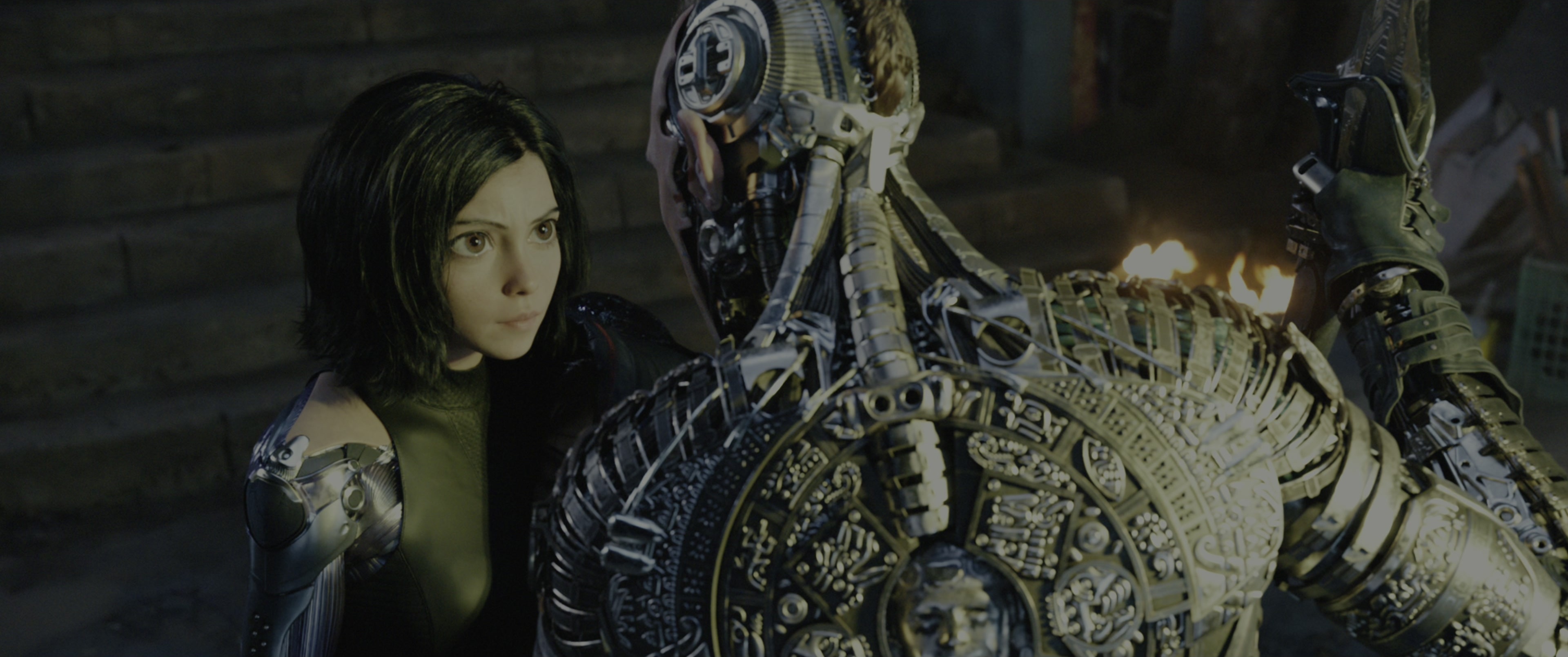 Alita: Battle Angel (2019), wide, 2.39:1 — film still