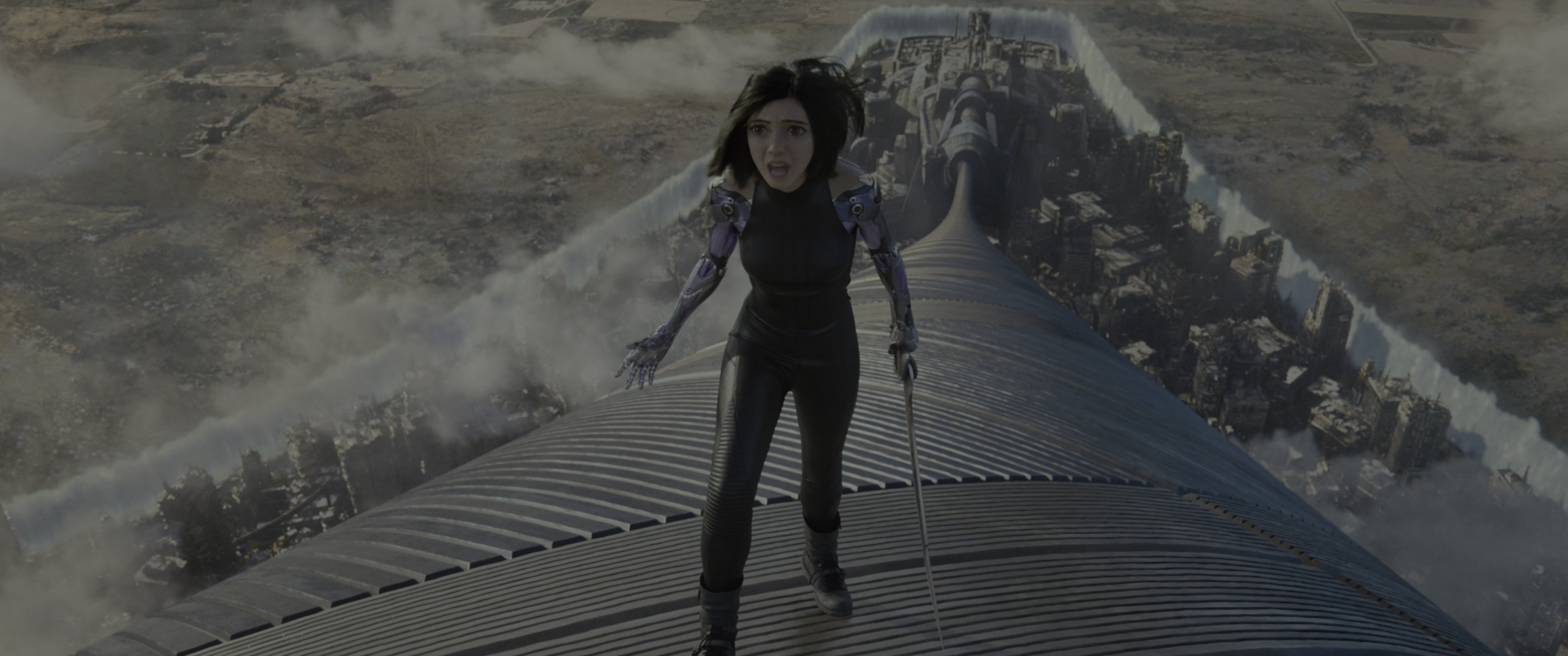 Alita: Battle Angel (2019), wide, 2.39:1 — film still