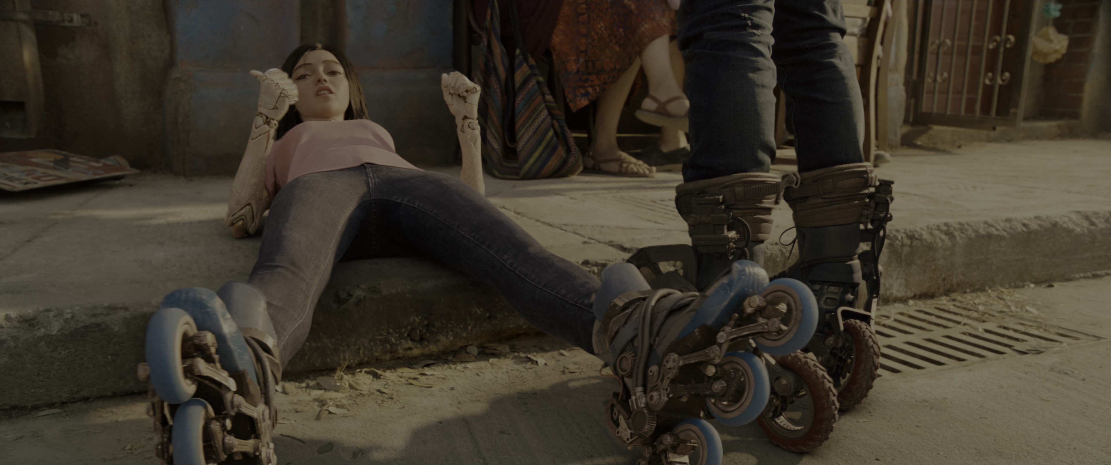 Alita: Battle Angel (2019), wide, 2.39:1 — film still