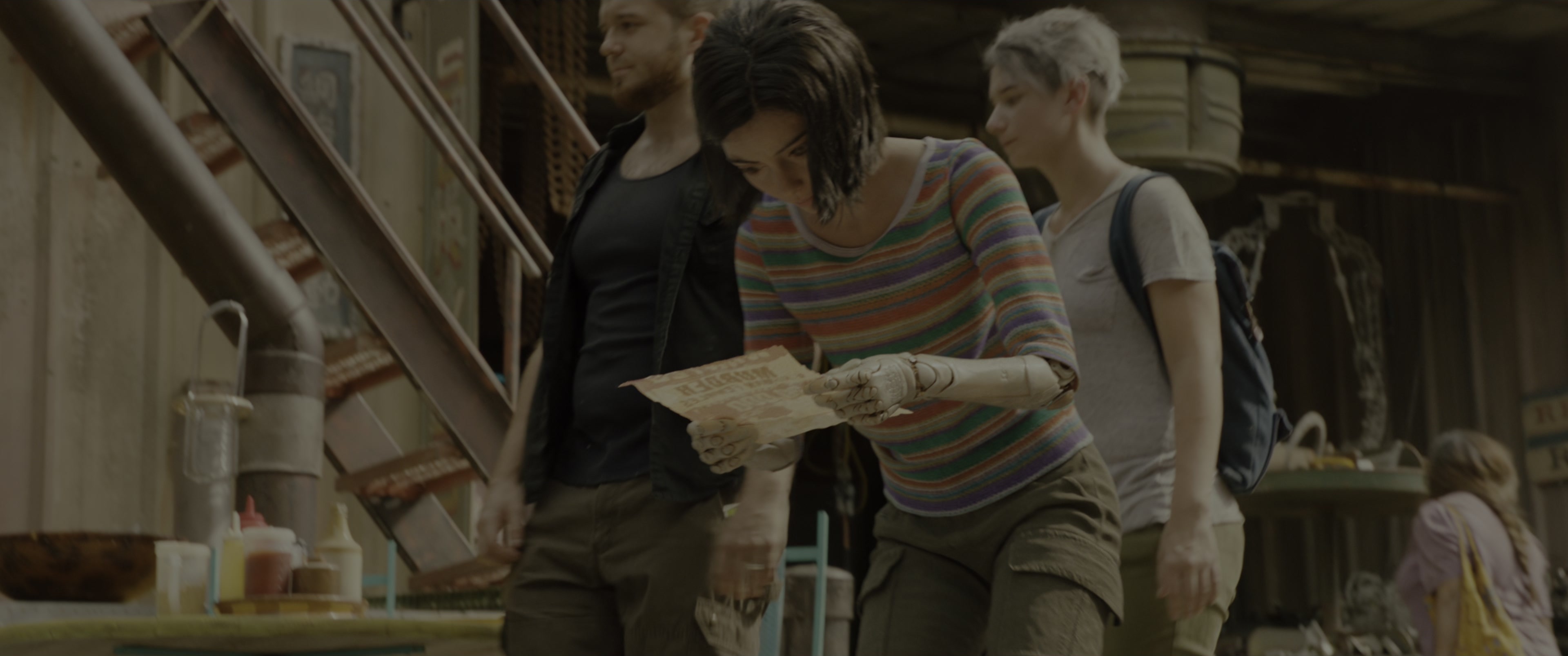 Alita: Battle Angel (2019), wide, 2.39:1 — film still