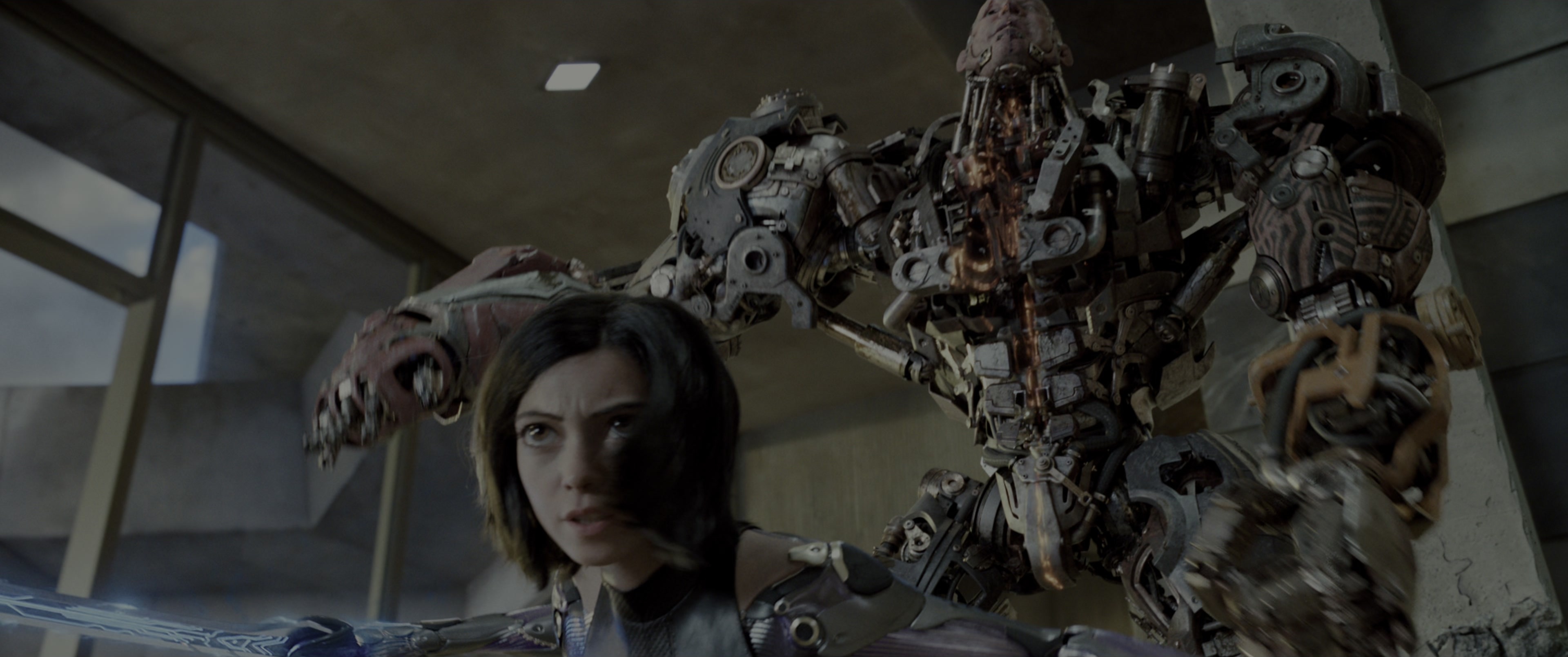 Alita: Battle Angel (2019), wide, 2.39:1 — film still