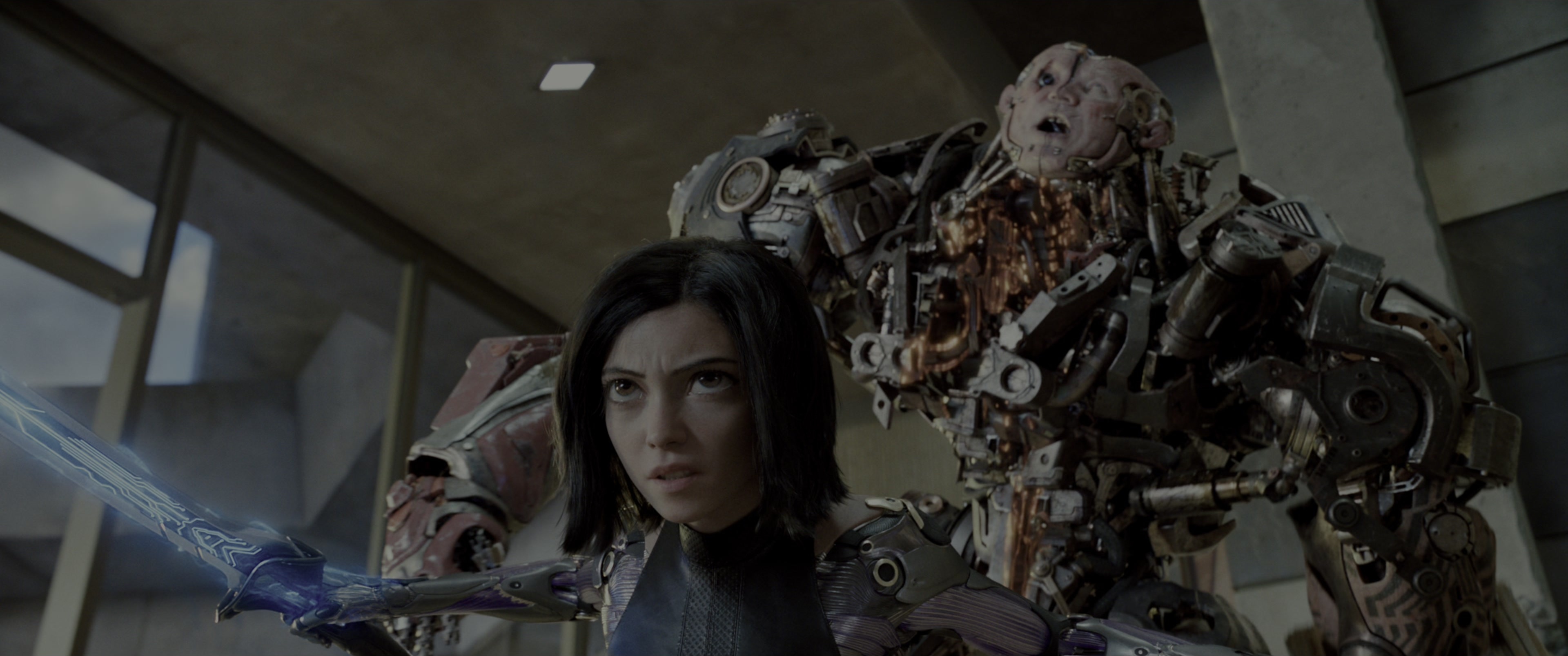 Alita: Battle Angel (2019), wide, 2.39:1 — film still