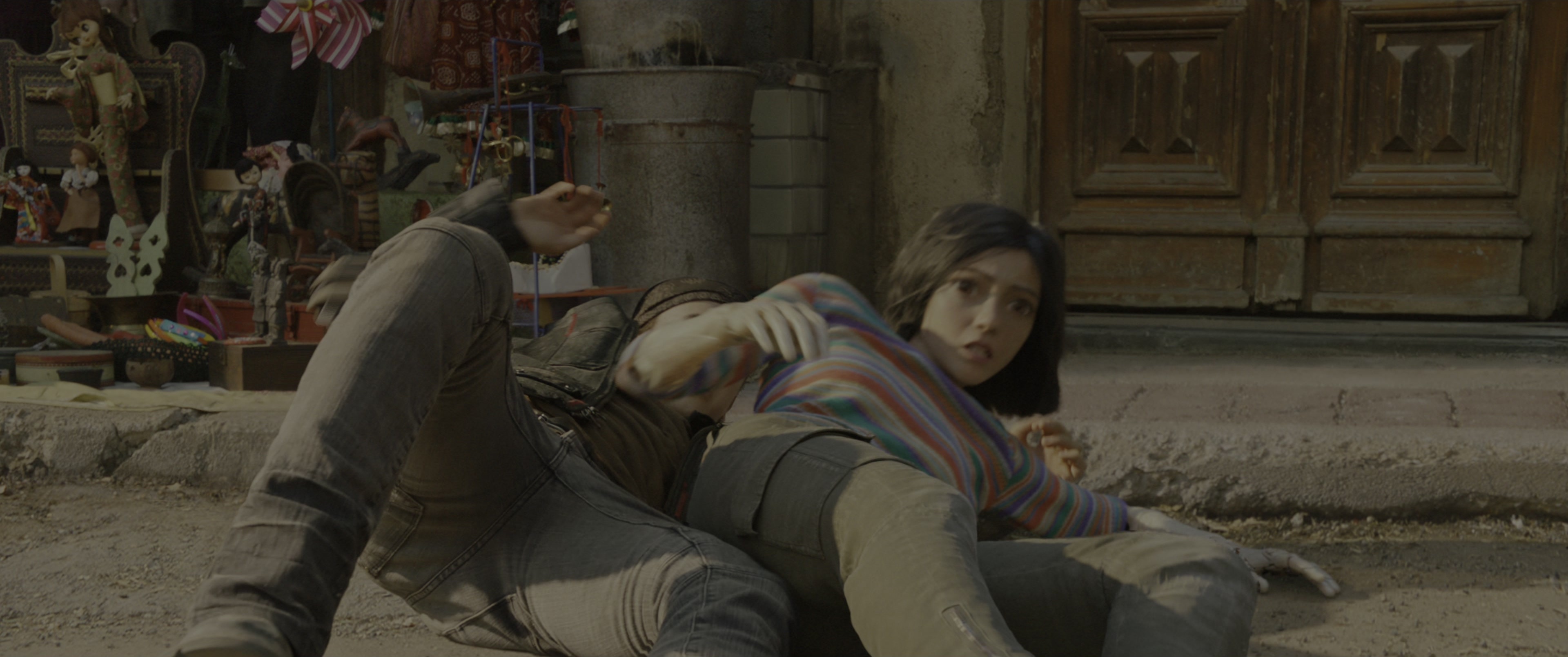 Alita: Battle Angel (2019), wide, 2.39:1 — film still