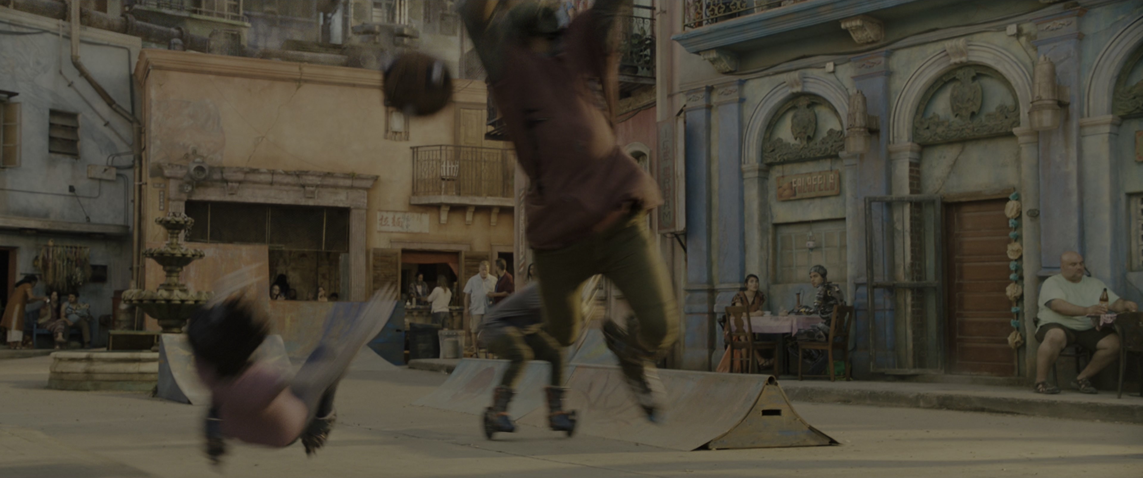 Alita: Battle Angel (2019), wide, 2.39:1 — film still