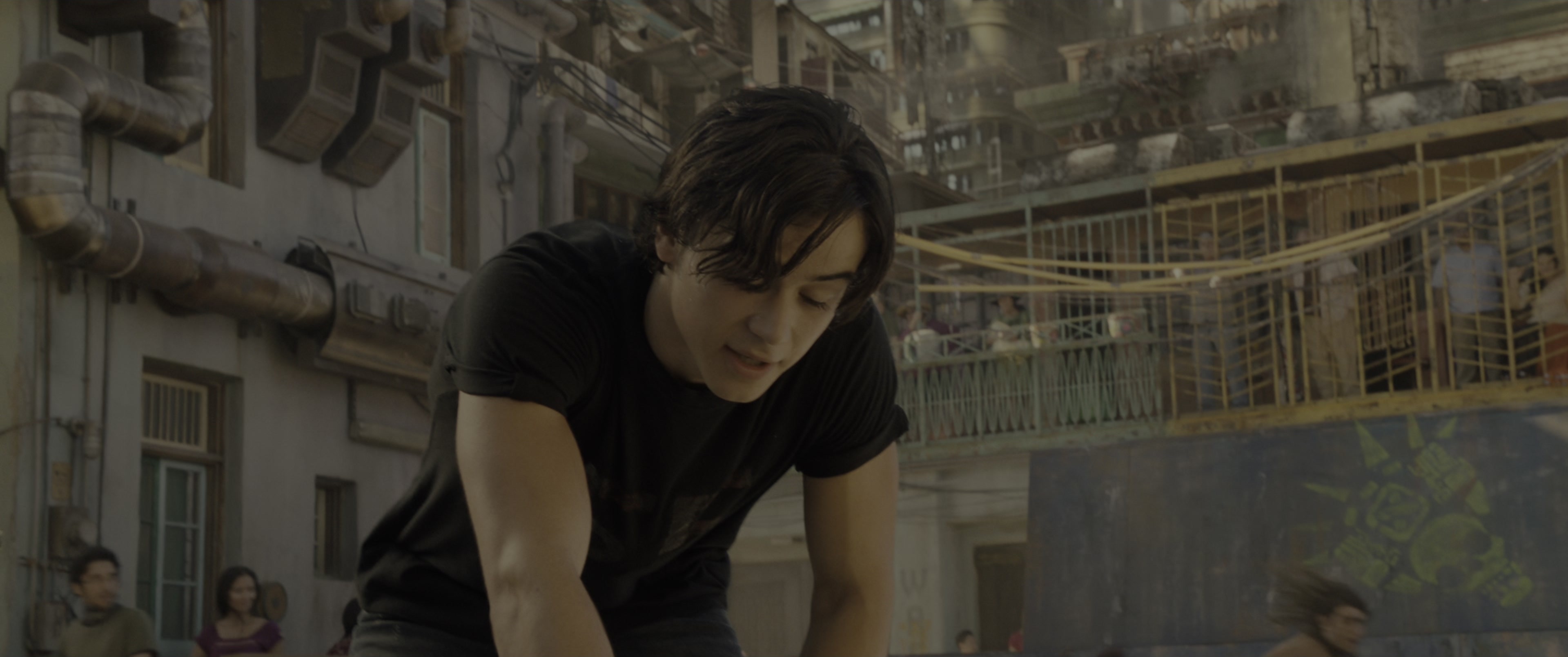 Alita: Battle Angel (2019), wide, 2.39:1 — film still