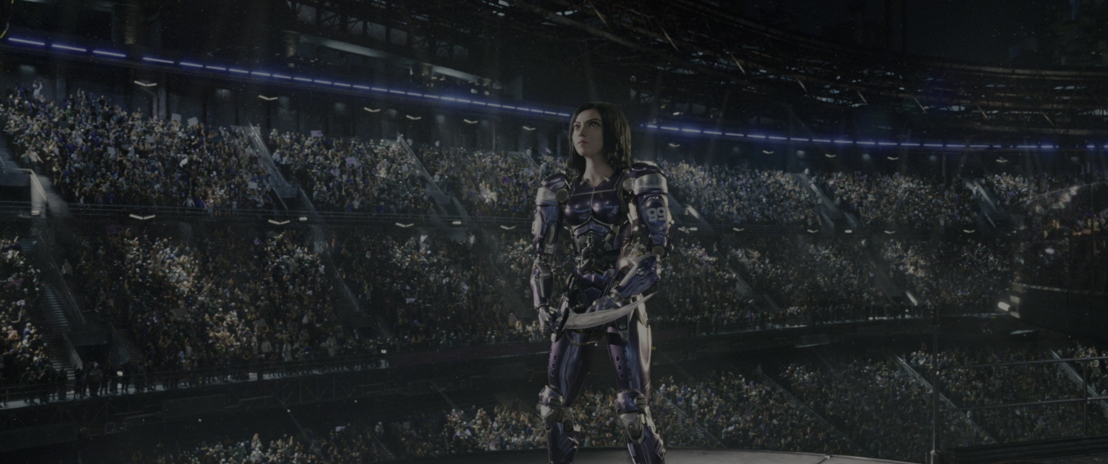 Alita: Battle Angel (2019), wide, 2.39:1 — film still