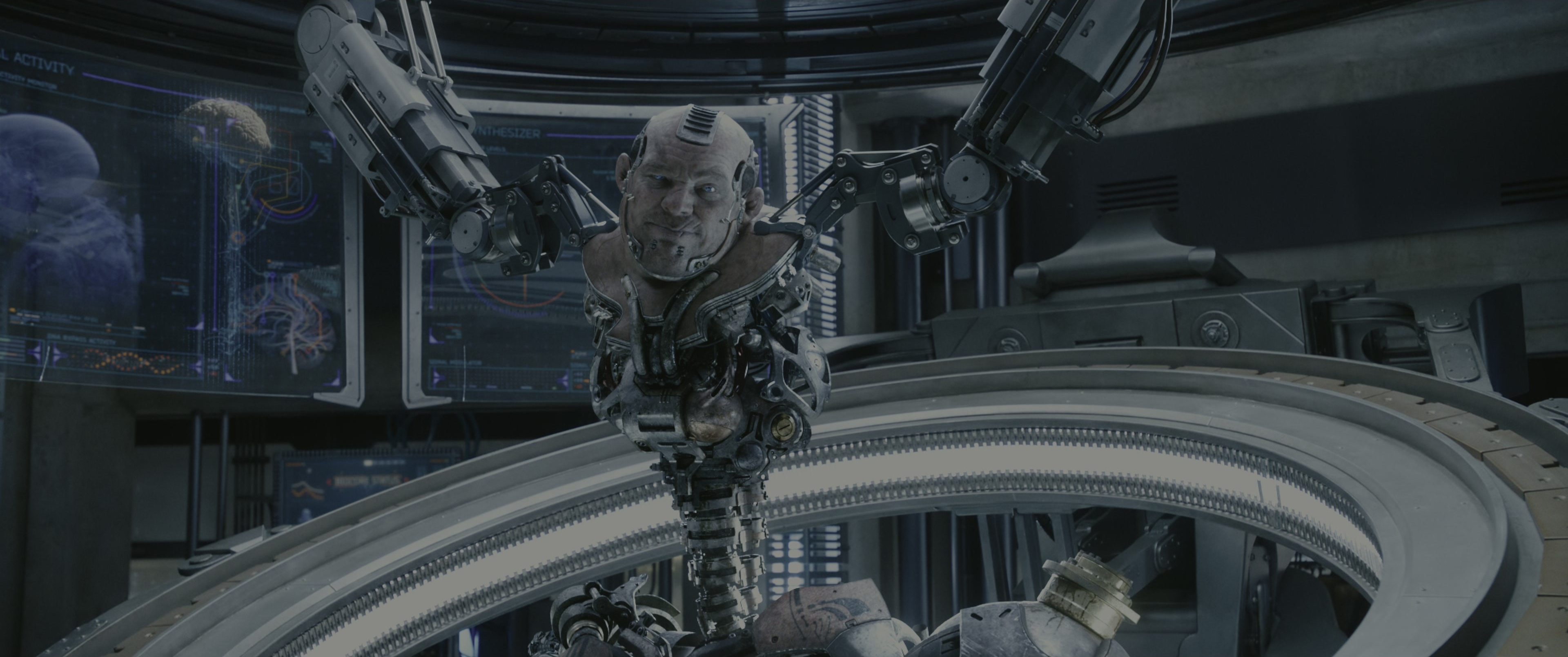 Alita: Battle Angel (2019), wide, 2.39:1 — film still