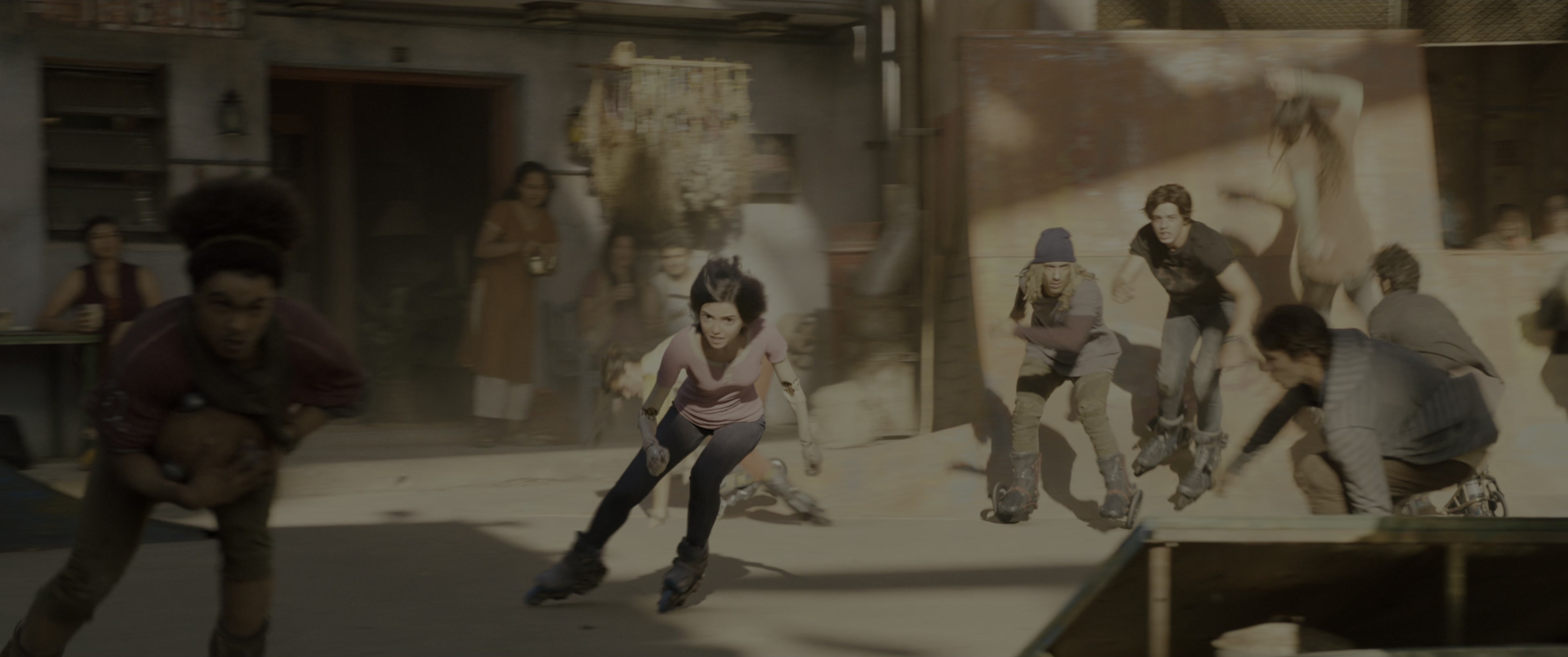 Alita: Battle Angel (2019), wide, 2.39:1 — film still